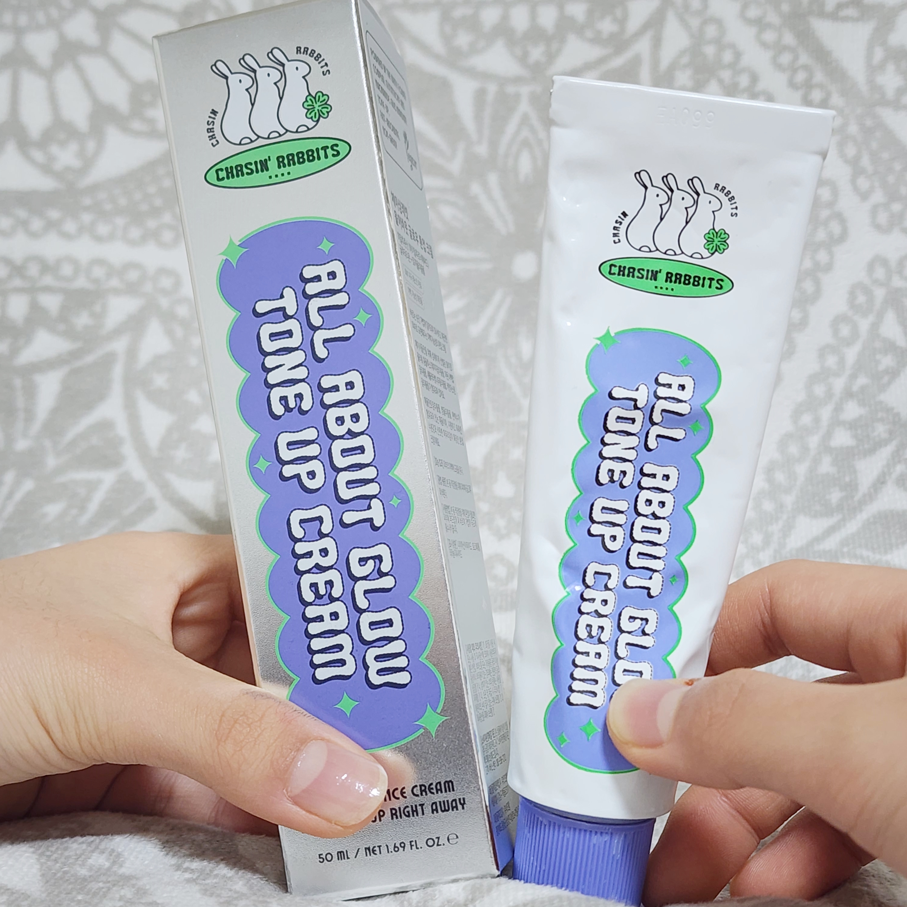 オールアバウトグロウトーンアップクリーム/CHASIN'RABBITS/化粧下地を使ったクチコミ（1枚目）