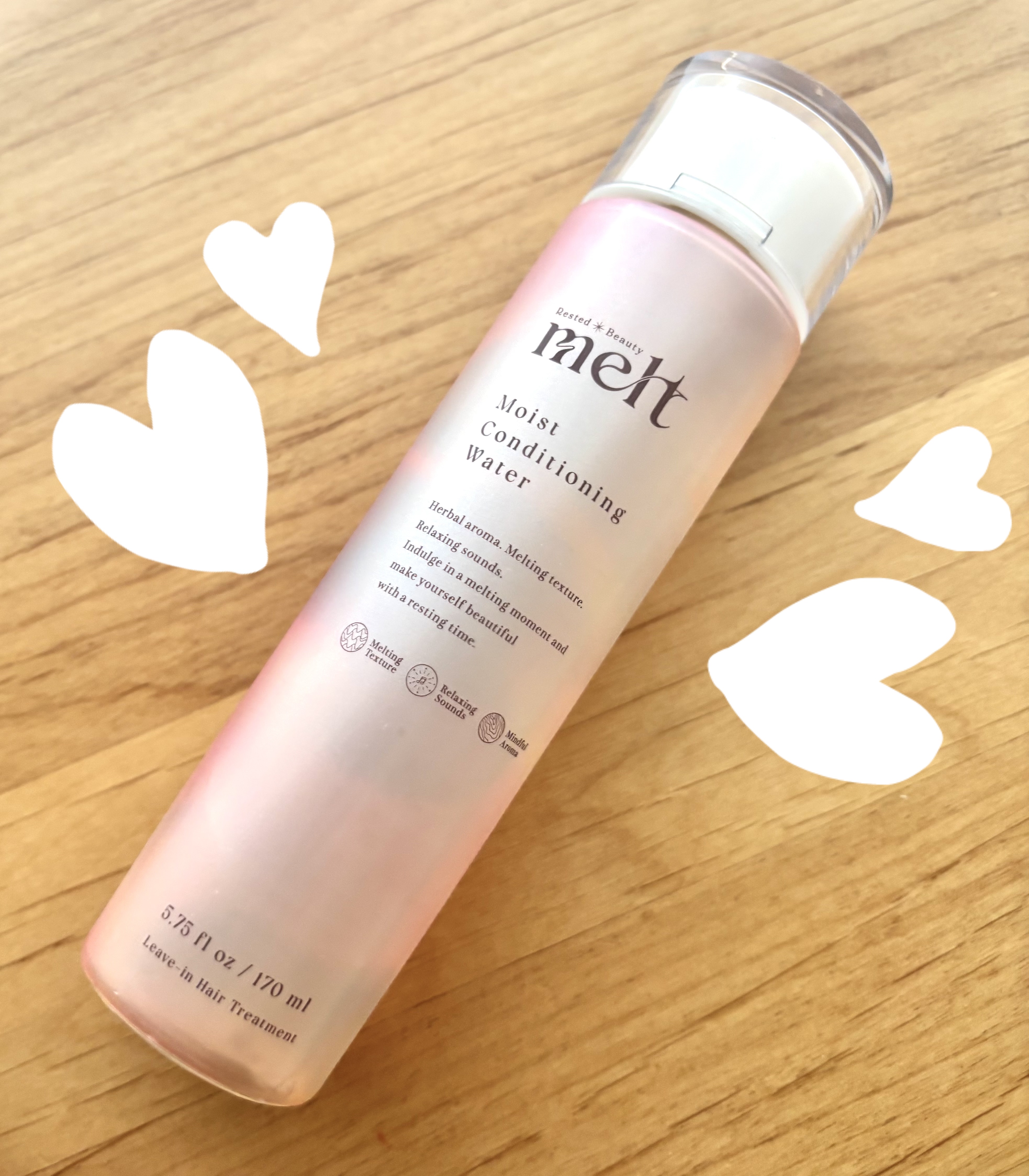 メルト モイストコンディショニングウォーター/melt/アウトバストリートメントを使ったクチコミ（1枚目）