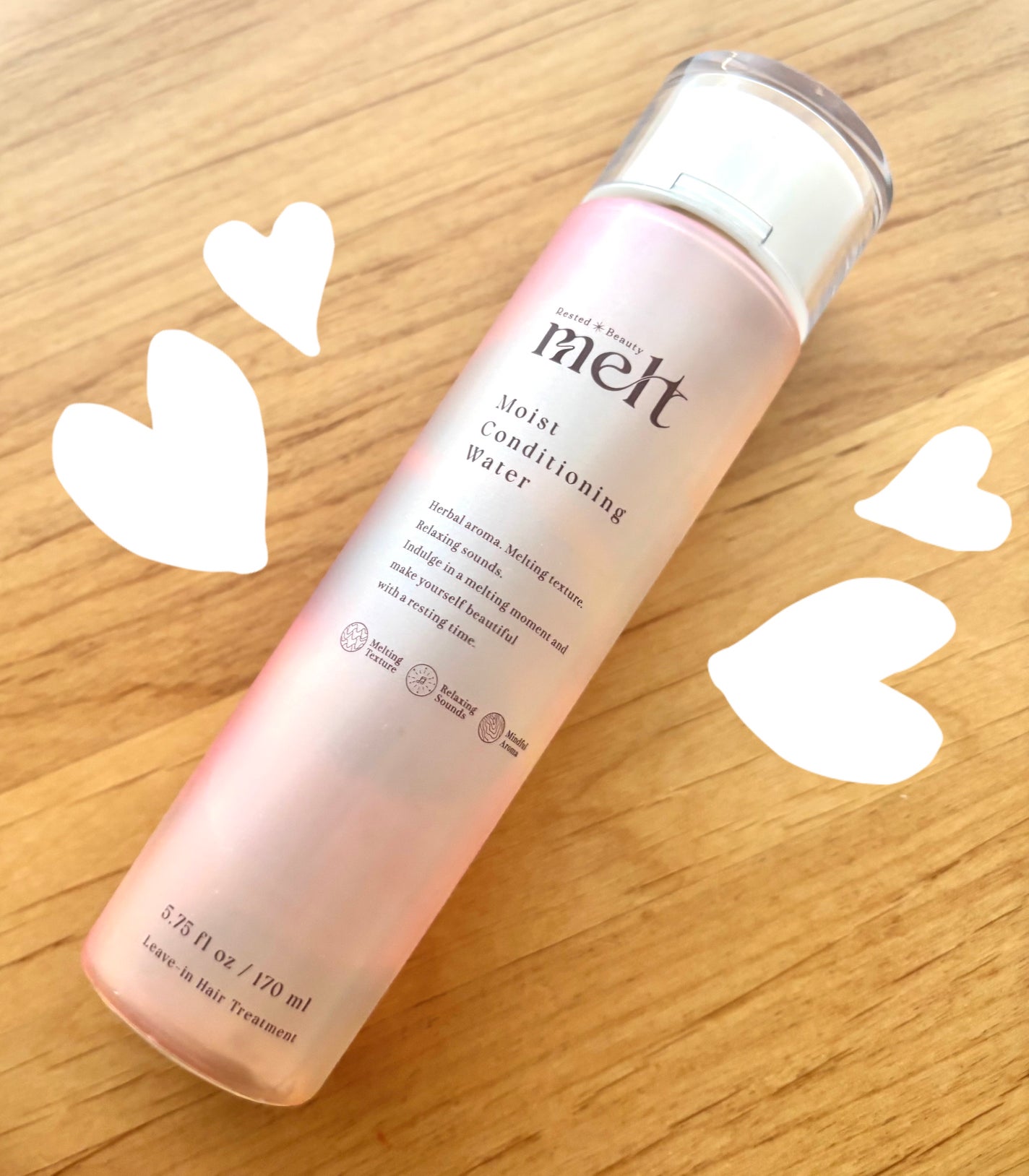 メルト モイストコンディショニングウォーター/melt/アウトバストリートメントを使ったクチコミ(1枚目)