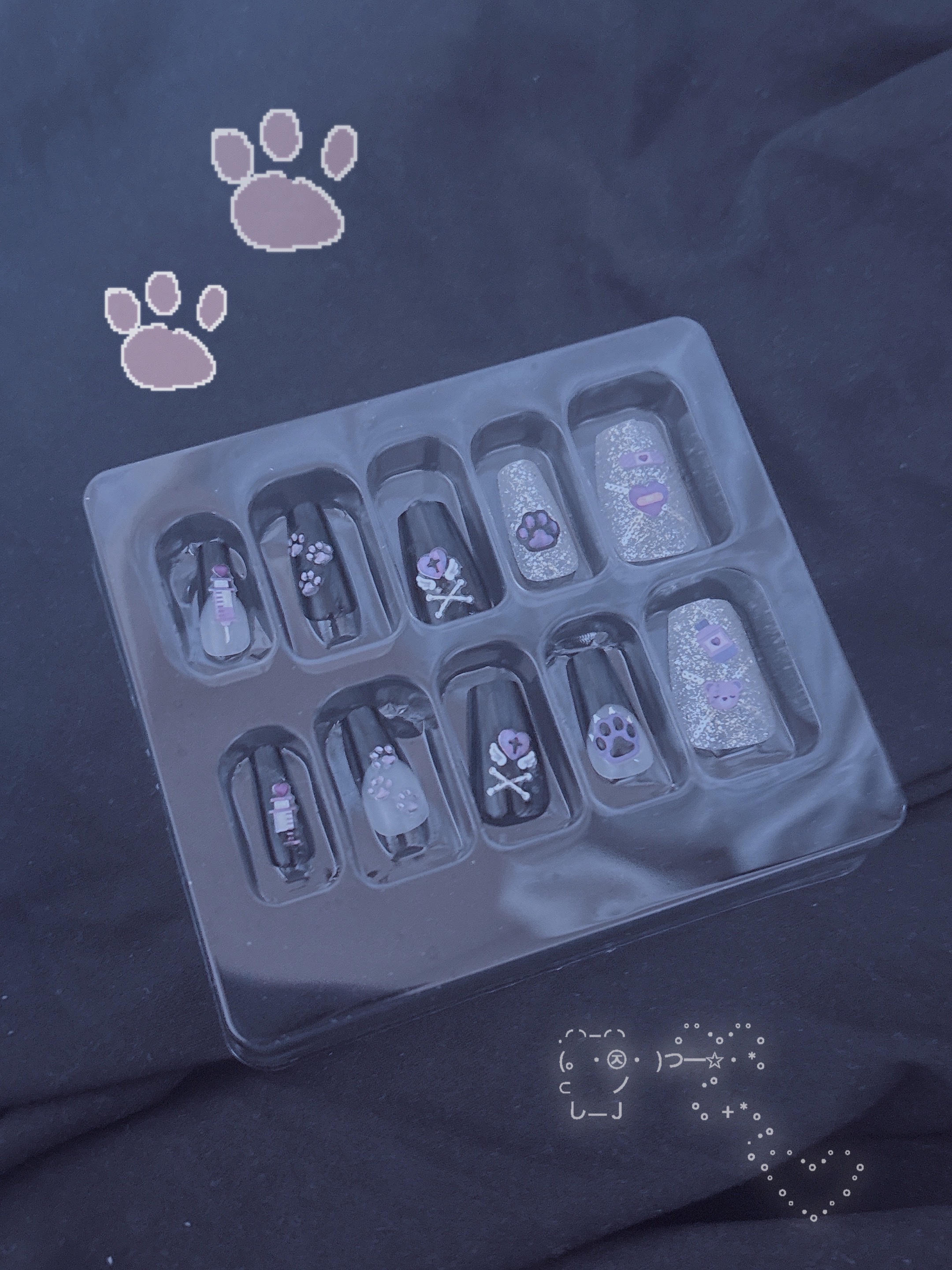 ネイルシール/セリア/ネイルシールを使ったクチコミ（1枚目）