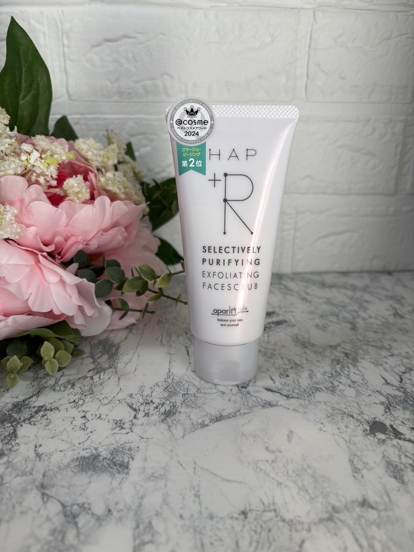 フェイススクラブ /HAP+R/スクラブ・ゴマージュを使ったクチコミ(1枚目)