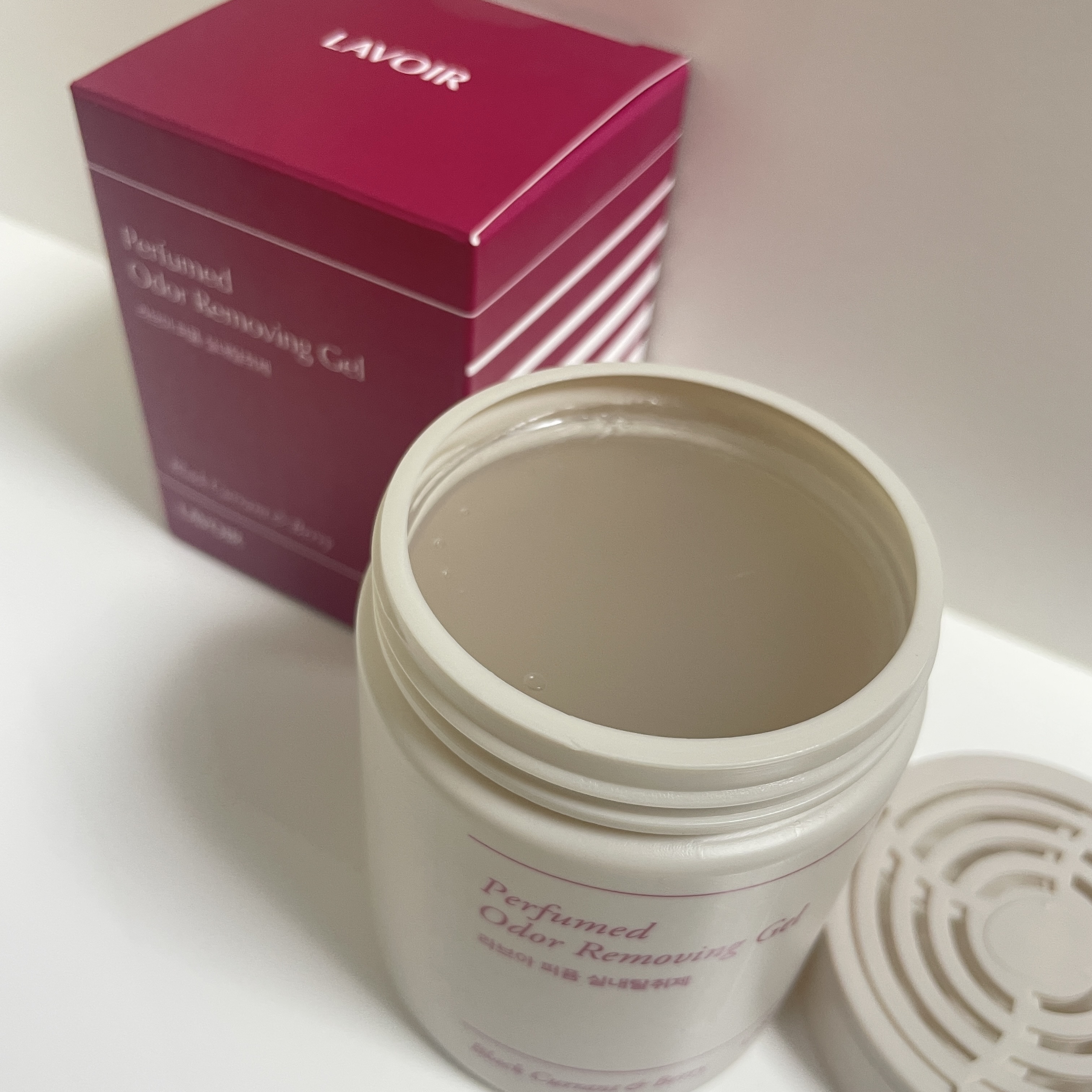 パフュームド オドァ リムービング ジェル ブラックチェリー&ベリー/LAVOIR/ルームフレグランスを使ったクチコミ（2枚目）
