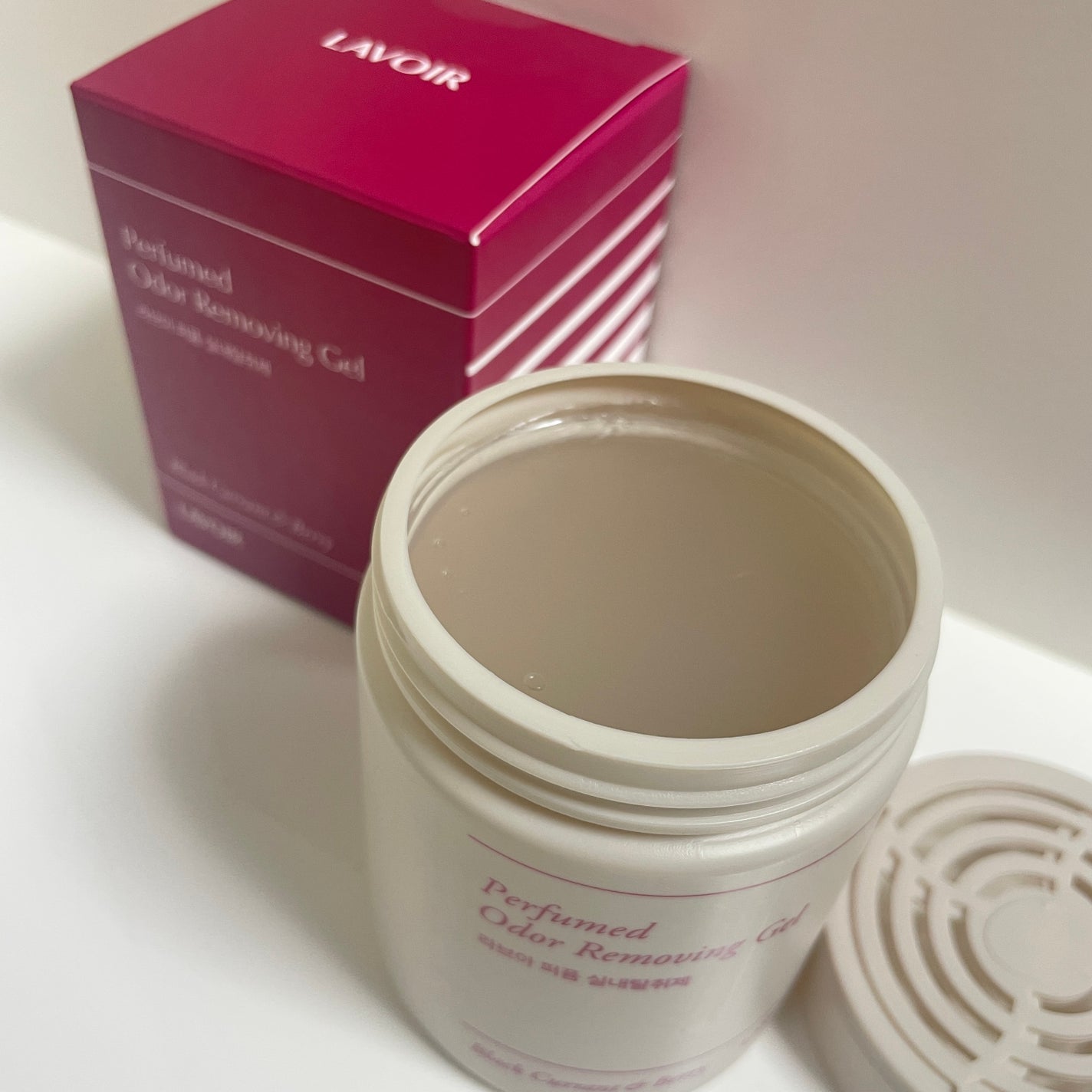 パフュームド オドァ リムービング ジェル ブラックチェリー&ベリー/LAVOIR/ルームフレグランスを使ったクチコミ(2枚目)