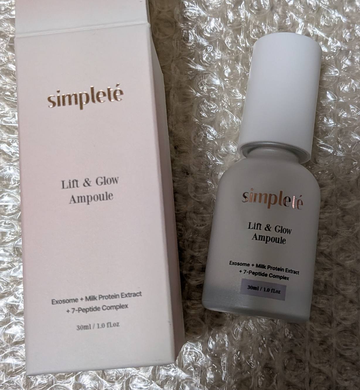 リフトアンドグローアンプル/Simplete/美容液を使ったクチコミ（1枚目）