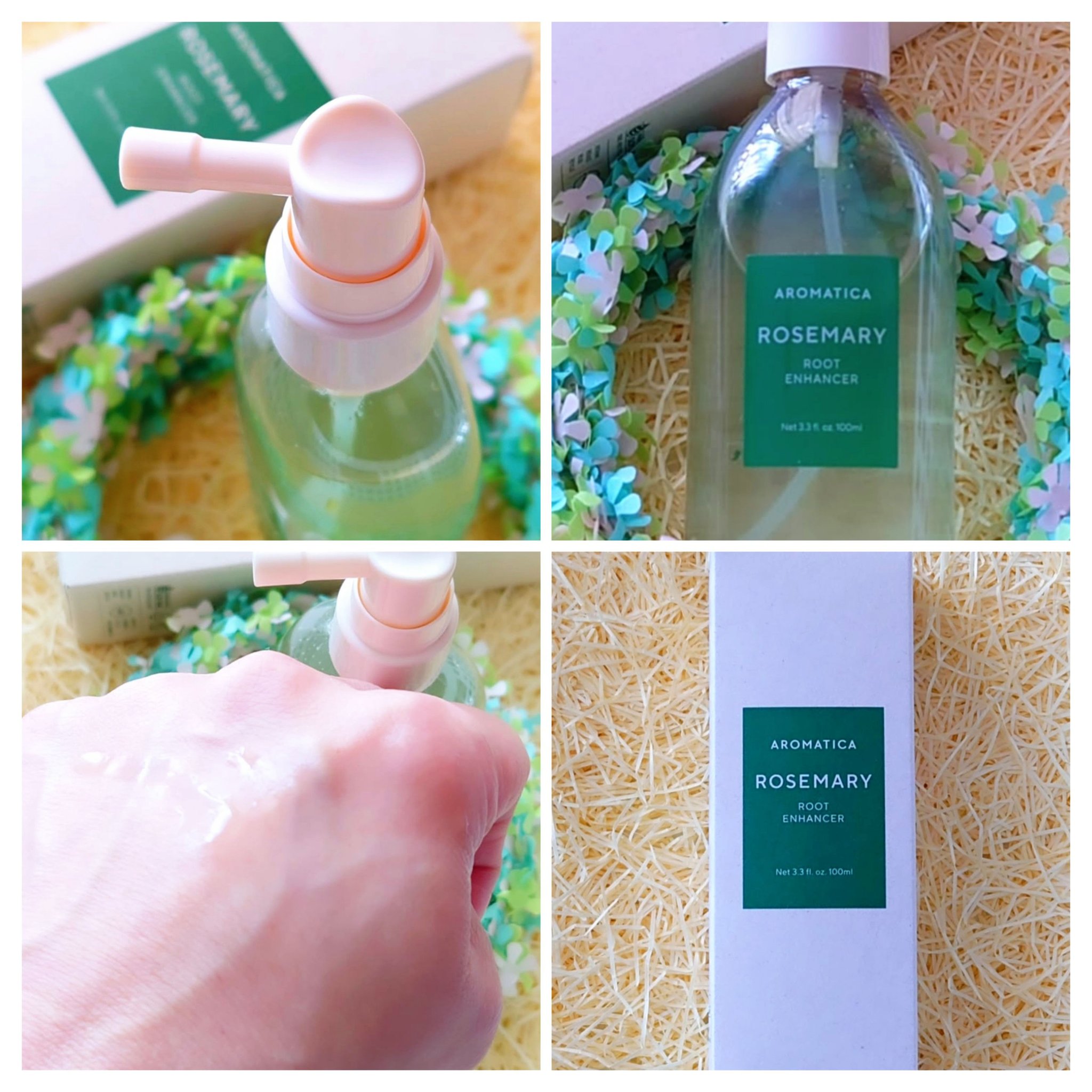 AROMATICA ローズマリールートエンハンサーのクチコミ「AROMATICA ROSEMARY 🌿
『ローズマリー
ルートエンハンサー』
ROOT EN.....」（2枚目）