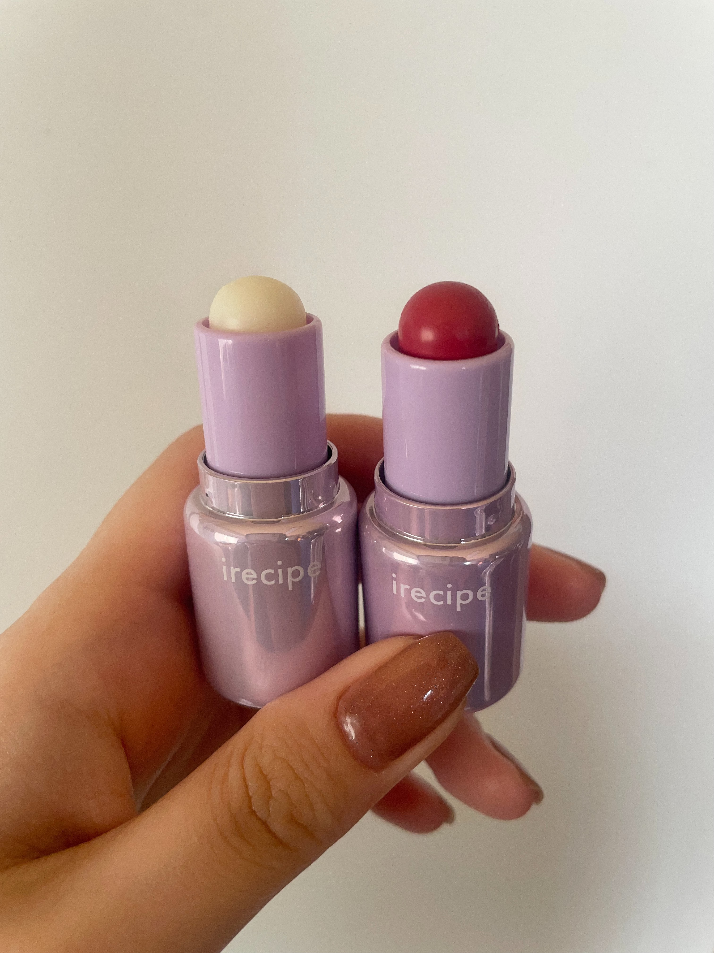 バイブアップライン リップバーム デュオセット/irecipe/メイクアップキットを使ったクチコミ（2枚目）