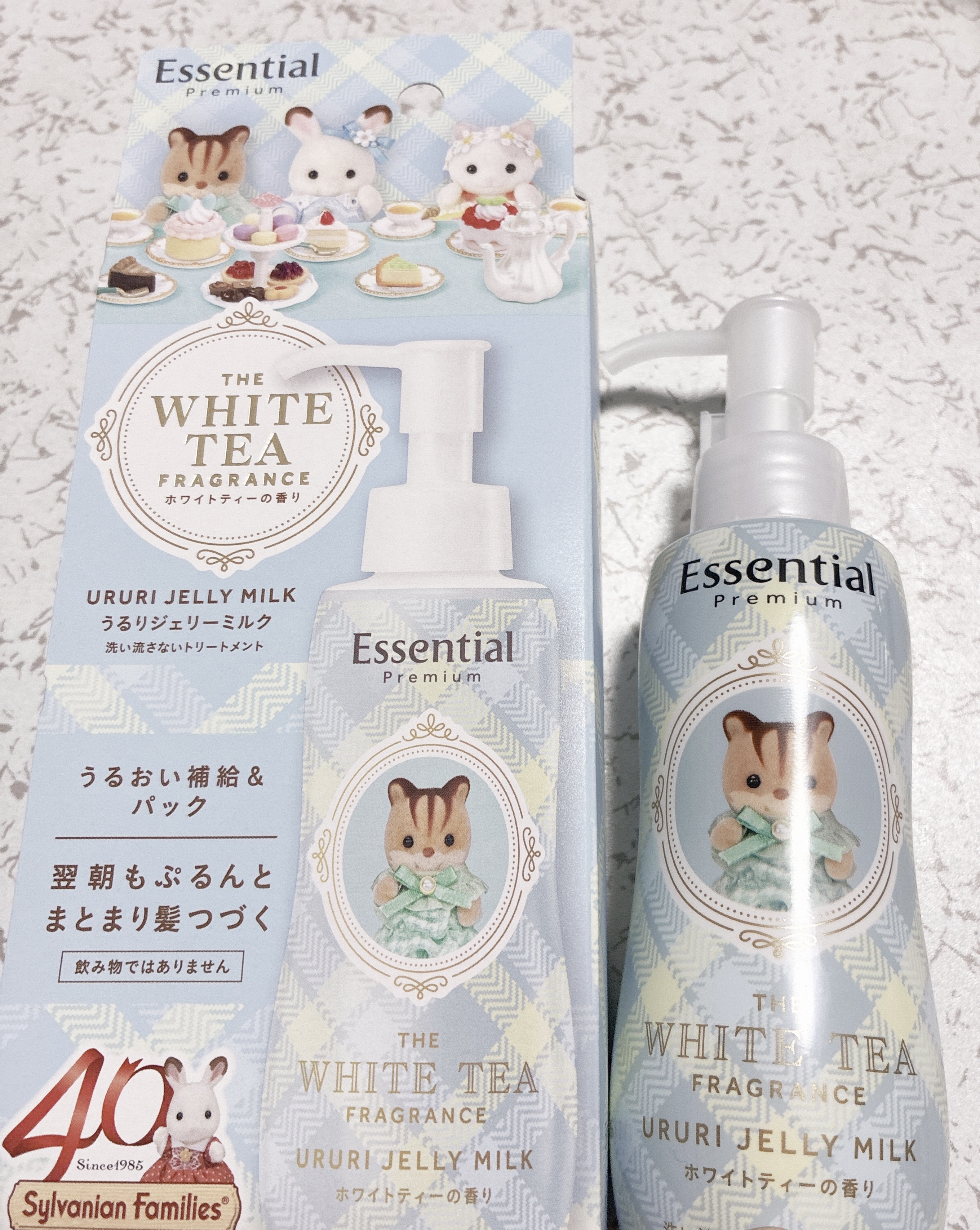 エッセンシャル プレミアム うるりジェリーミルク ホワイトティーの香り/エッセンシャル/ヘアミルクを使ったクチコミ（1枚目）