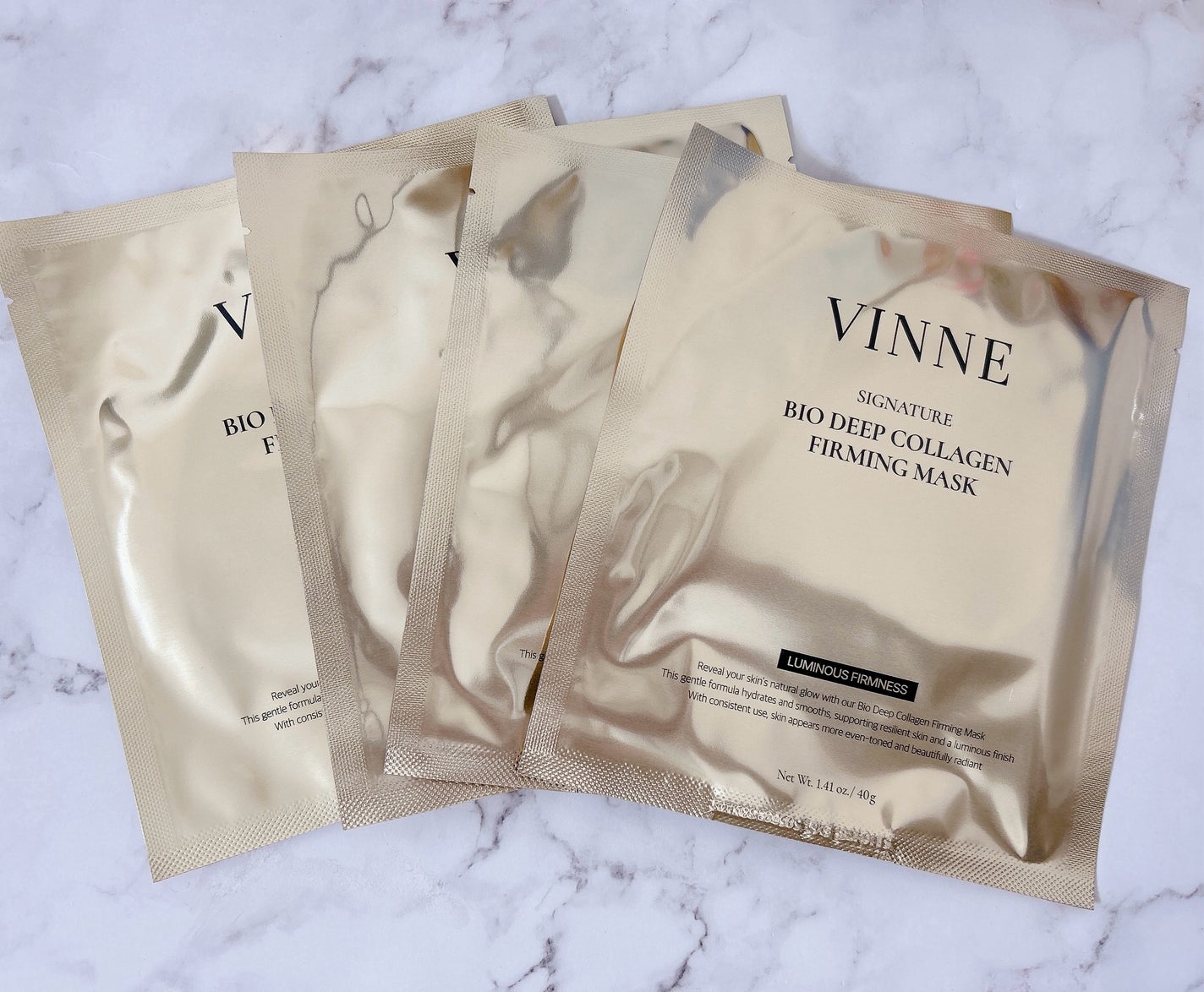 シグニチャーバイオディープコラーゲンファーミングマスク/VINNE /シートマスク・パックを使ったクチコミ(5枚目)