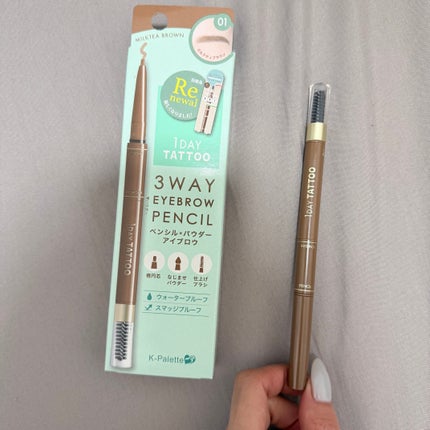 スリーウェイアイブロウペンシル/K-パレット/アイブロウペンシルを使ったクチコミ(1枚目)