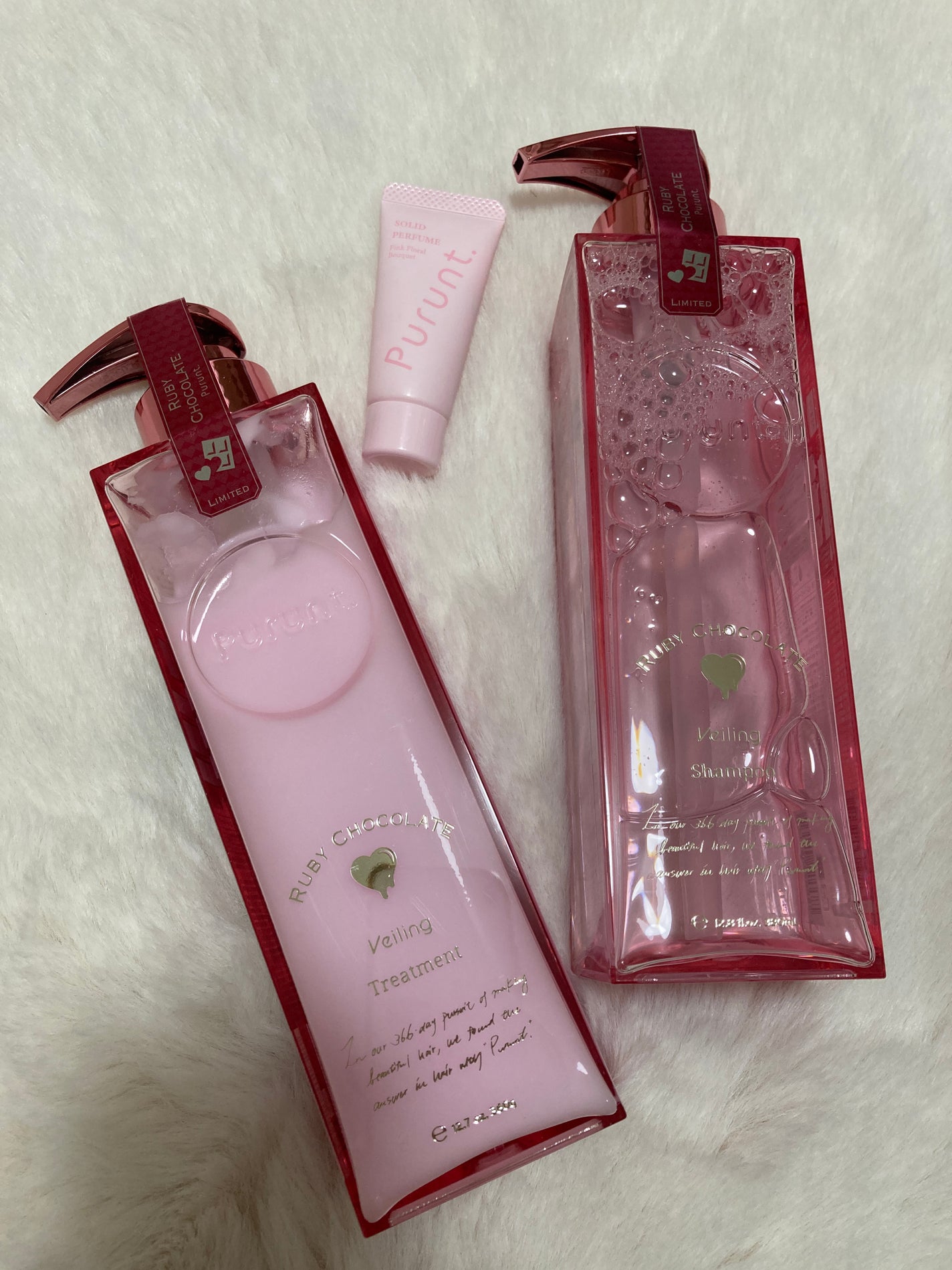 プルント ヴェーリング ペアセット ルビーチョコレート/Purunt./シャンプー・コンディショナーを使ったクチコミ(1枚目)