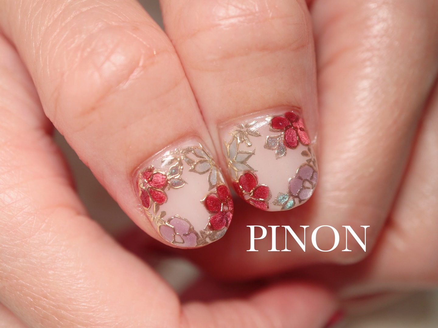 #お正月ネイル,#水引ネイル,#マグネットネイルのネイルデザイン