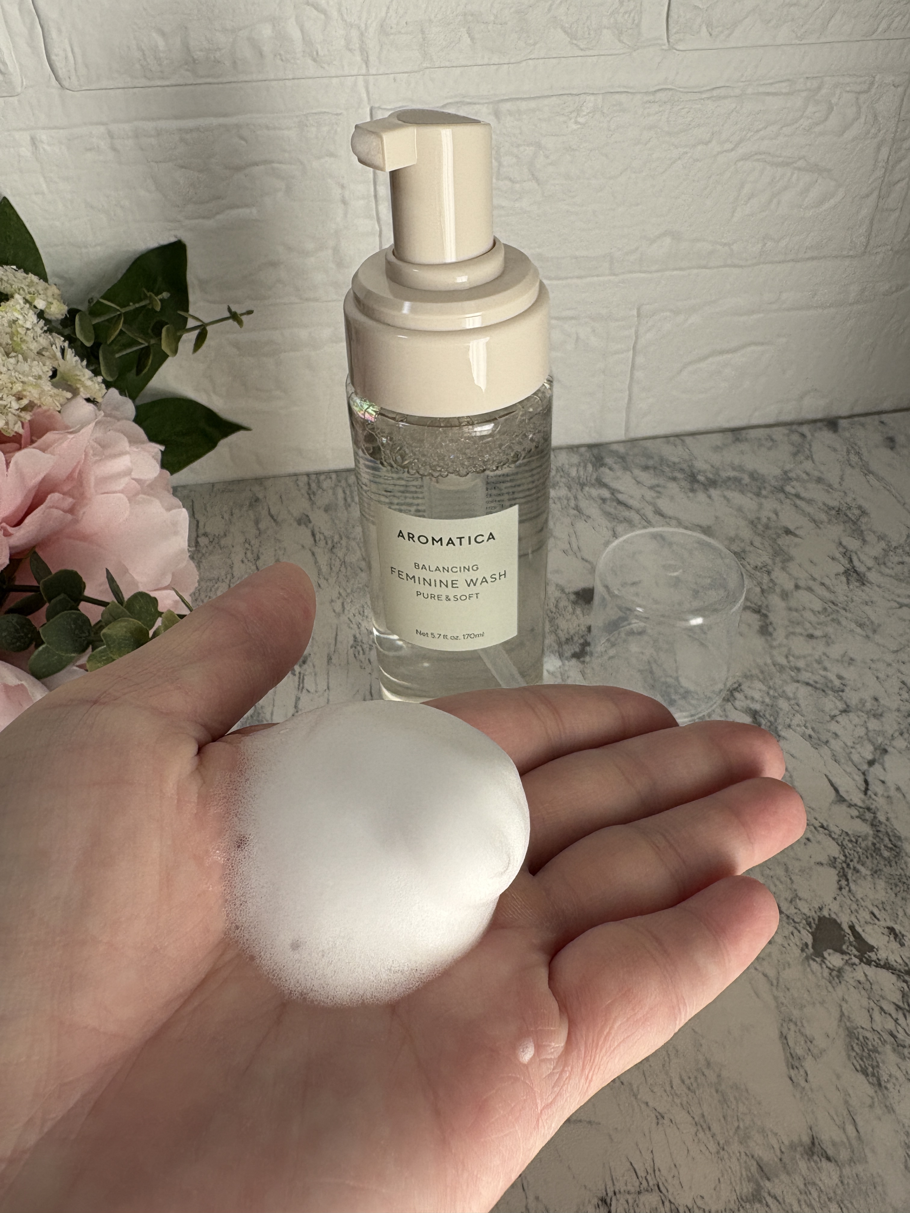 ピュア＆ソフトフェミニンウォッシュ /AROMATICA/デリケートゾーンケアを使ったクチコミ（3枚目）