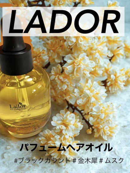 パフュームヘアオイル オスマンサス/La'dor/ヘアオイルを使ったクチコミ(1枚目)