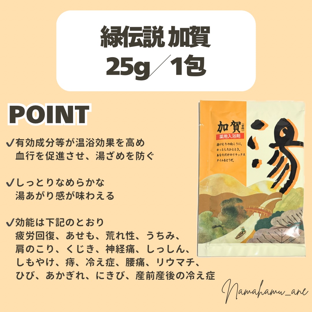 緑伝説　加賀/北陸化成/入浴剤を使ったクチコミ（2枚目）