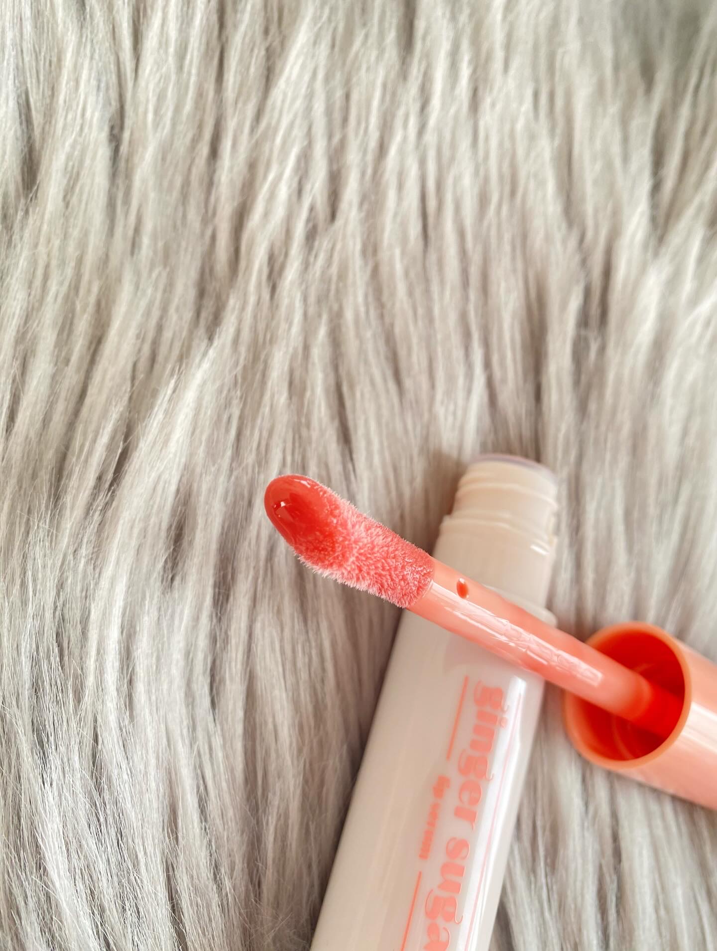 ジンジャーシュガーカラーリップセラム/ETUDE/リップ美容液を使ったクチコミ（3枚目）