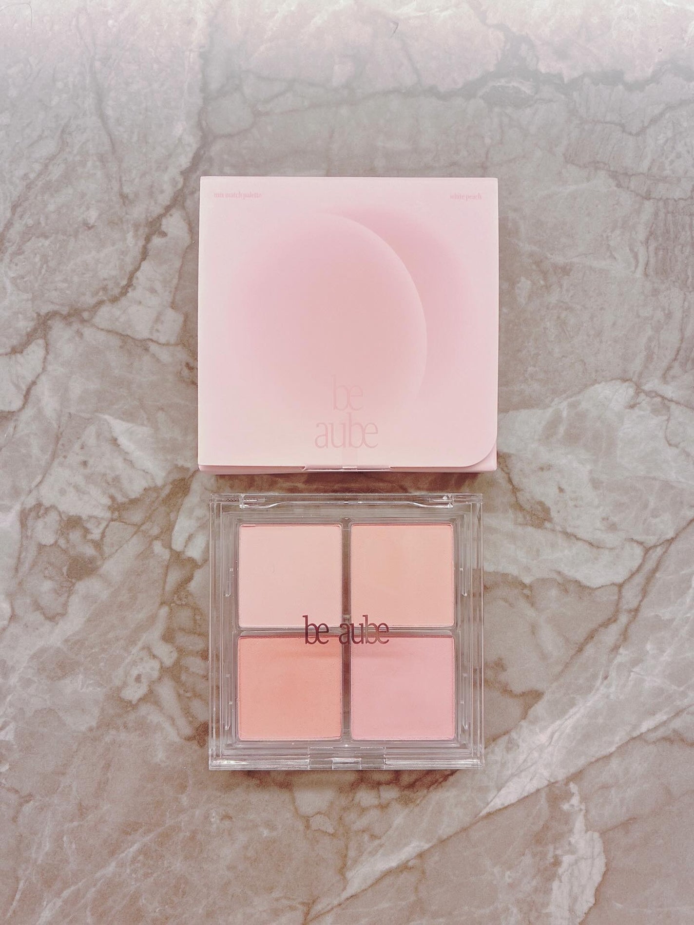 ミックスマッチチークパレット/be aube/パウダーチークを使ったクチコミ(1枚目)