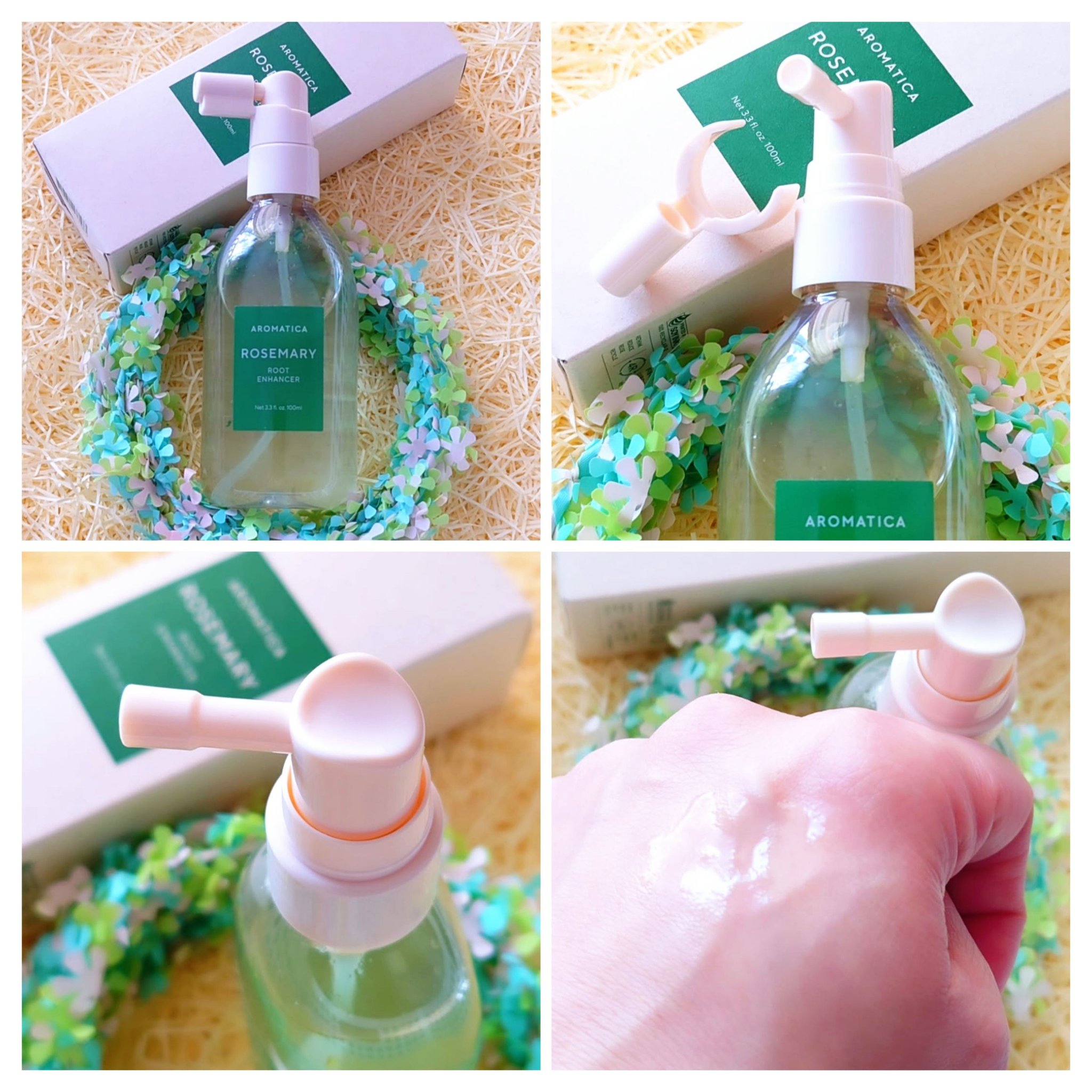 AROMATICA ローズマリールートエンハンサーのクチコミ「AROMATICA ROSEMARY 🌿
『ローズマリー
ルートエンハンサー』
ROOT EN.....」（1枚目）