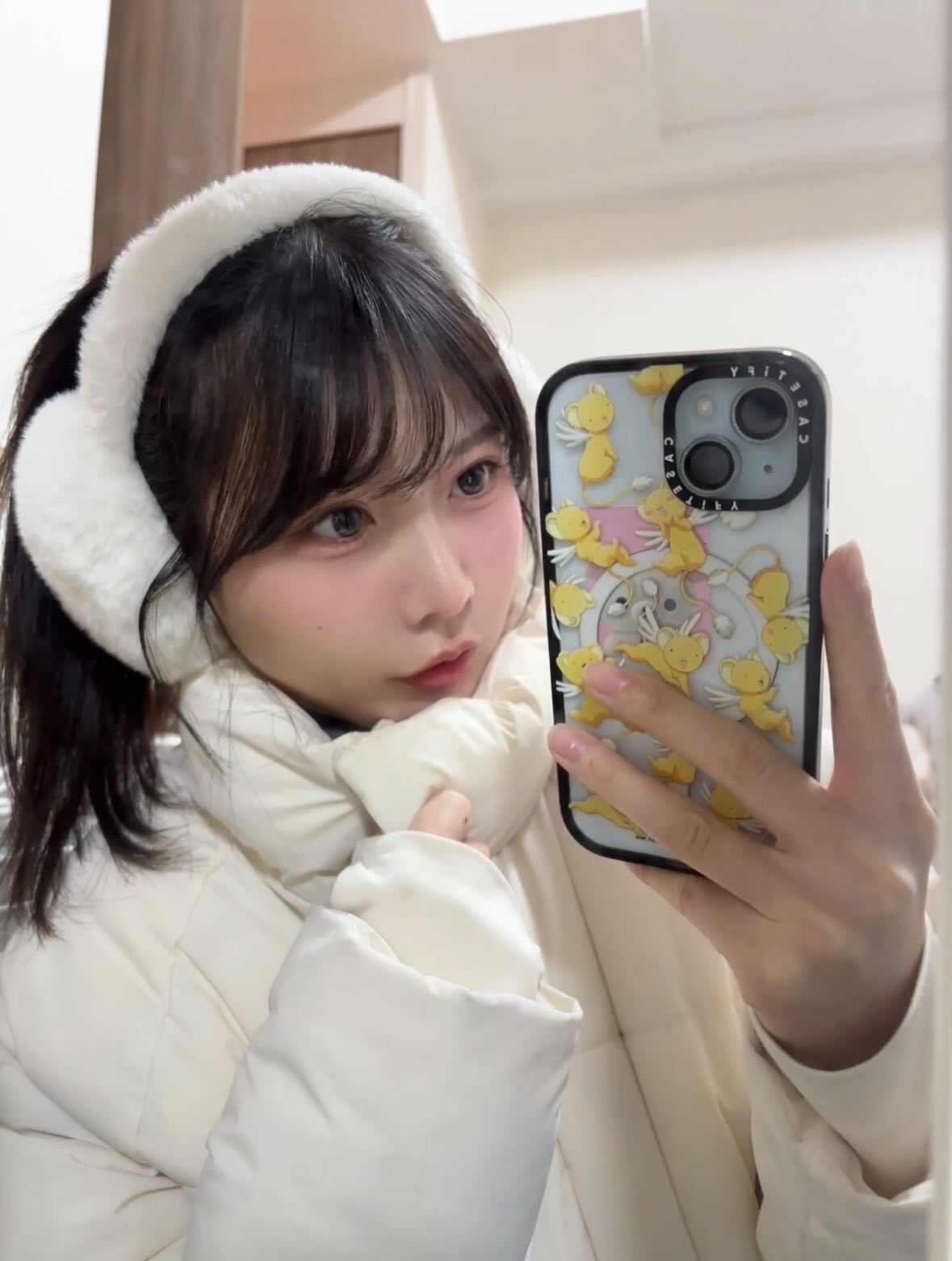 フラッフィーブラッシュ 03 チュチュ/Dear.A/パウダーチークを使ったクチコミ（2枚目）