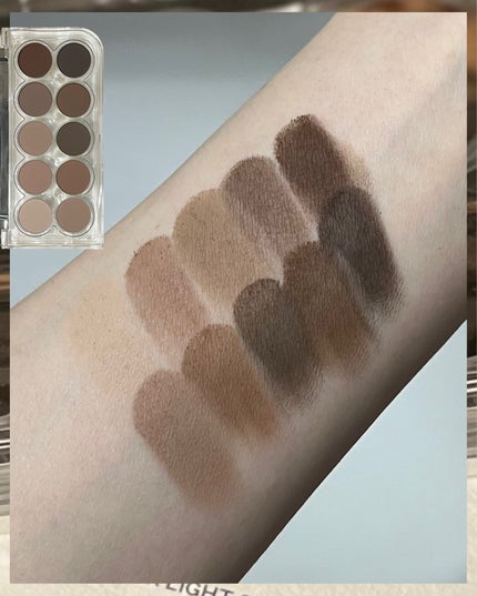 ライトオンアイズシャドウパレット/ルミル/アイシャドウパレットを使ったクチコミ(3枚目)