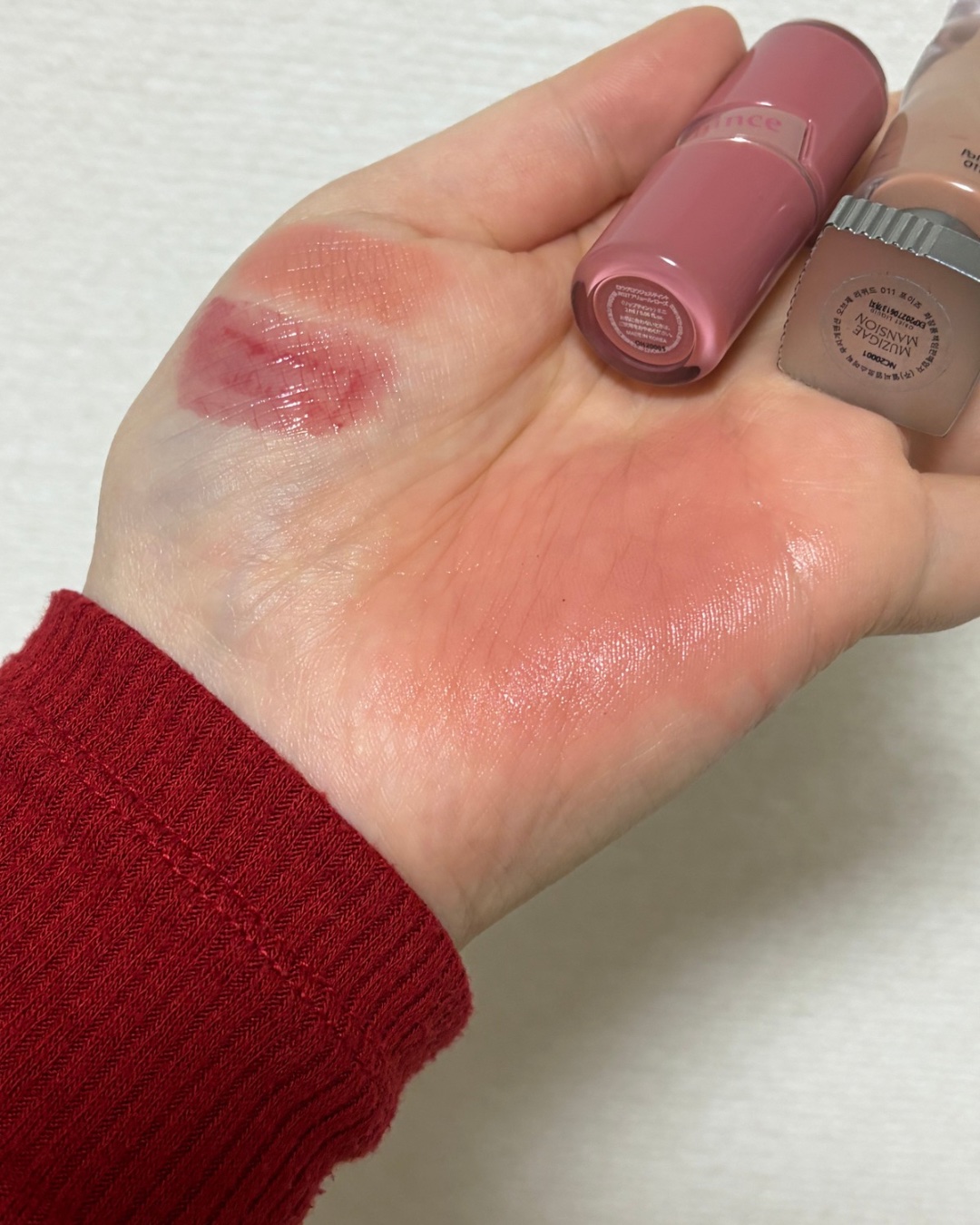 オブジェリキッド/MUZIGAE MANSION/口紅を使ったクチコミ（2枚目）