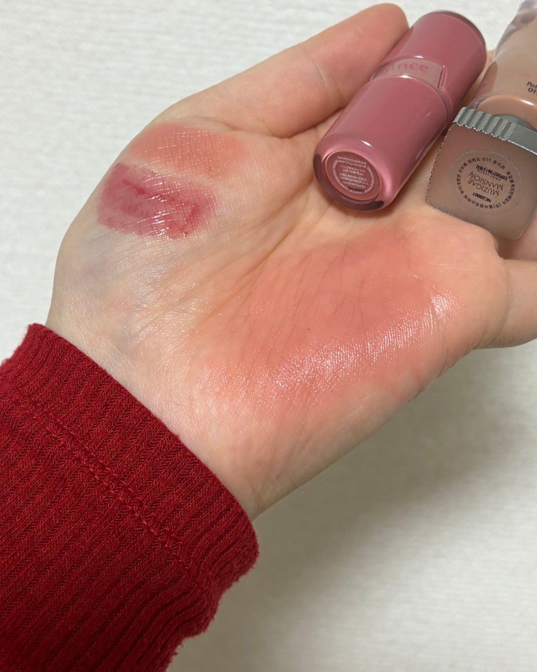 オブジェリキッド/MUZIGAE MANSION/口紅を使ったクチコミ(2枚目)