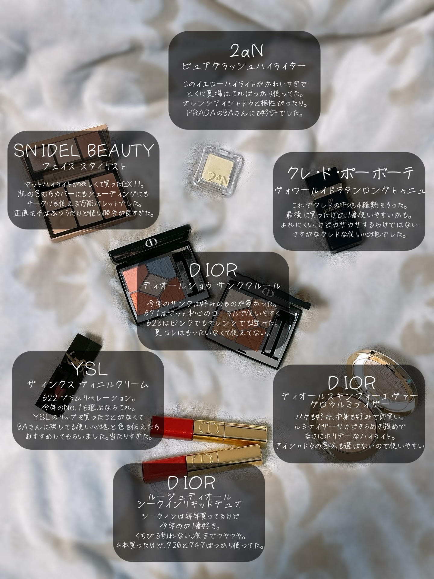 ルージュ ディオール シークイン リキッド デュオ（ホリデーコレクション 2025 限定品） 747 フレーム/Dior/口紅・グロス・リップライナー・リップケアを使ったクチコミ（3枚目）