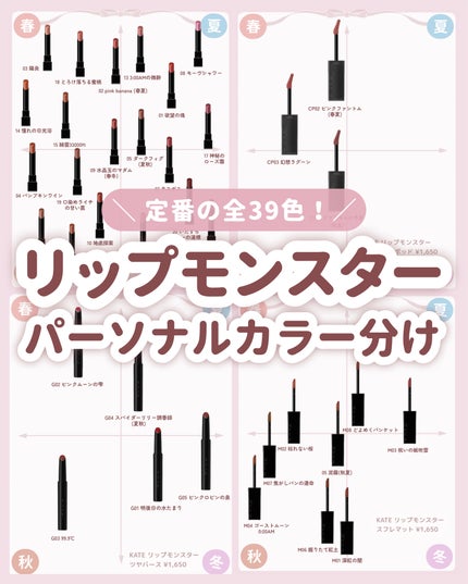 リップモンスター スフレマット/KATE/口紅を使ったクチコミ(1枚目)