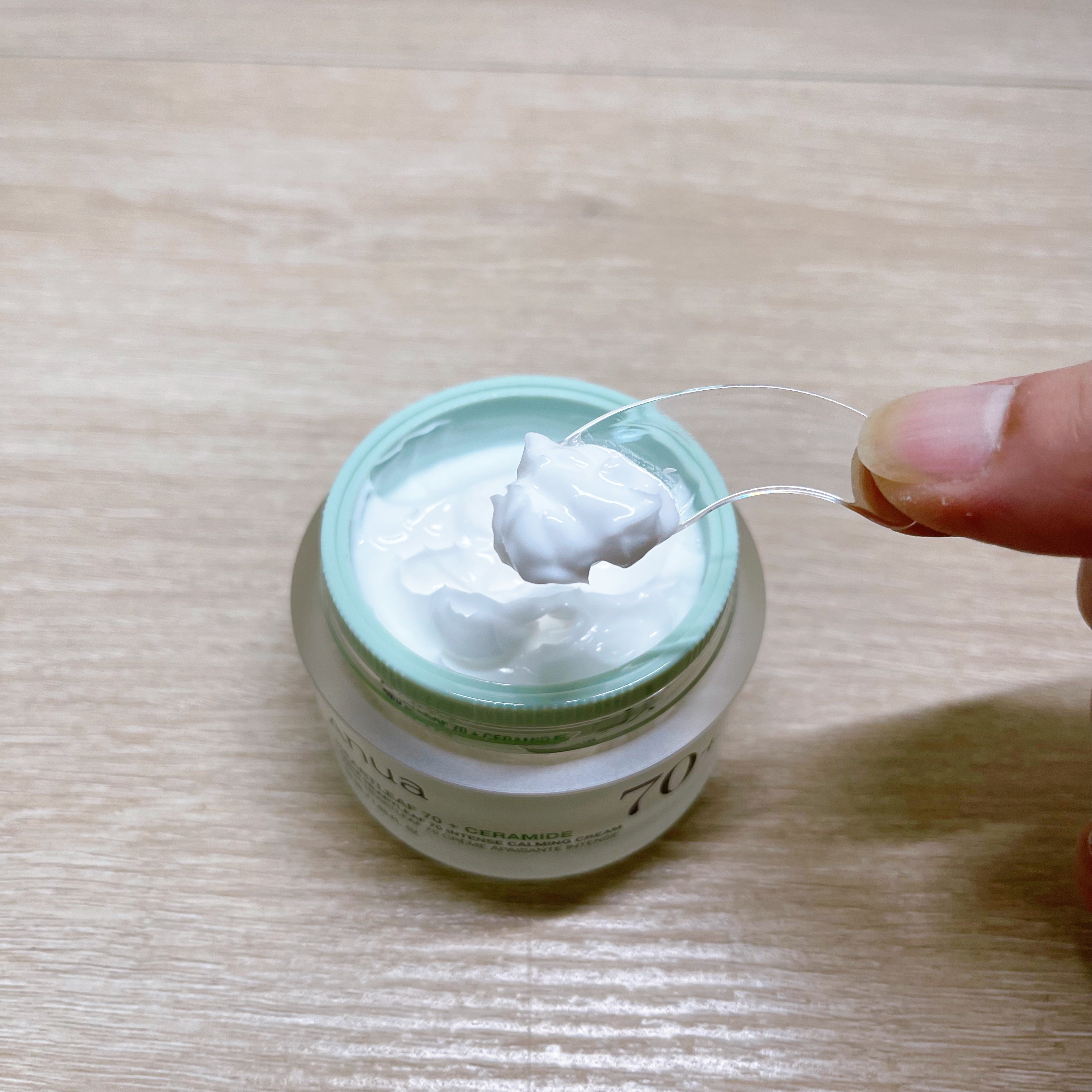 Anua ドクダミ 70 インテンスカーミングクリームのクチコミ「結局クリーム買っちゃいました。

➖使った商品➖
【Anua】
ドクダミ 70 インテンスカー.....」（2枚目）