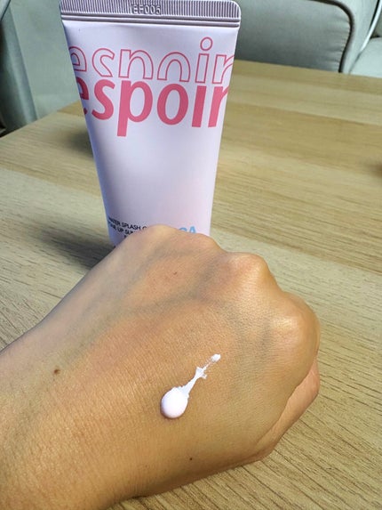 ウォータースプラッシュシカトーンアップクリーム/espoir/化粧下地を使ったクチコミ(2枚目)