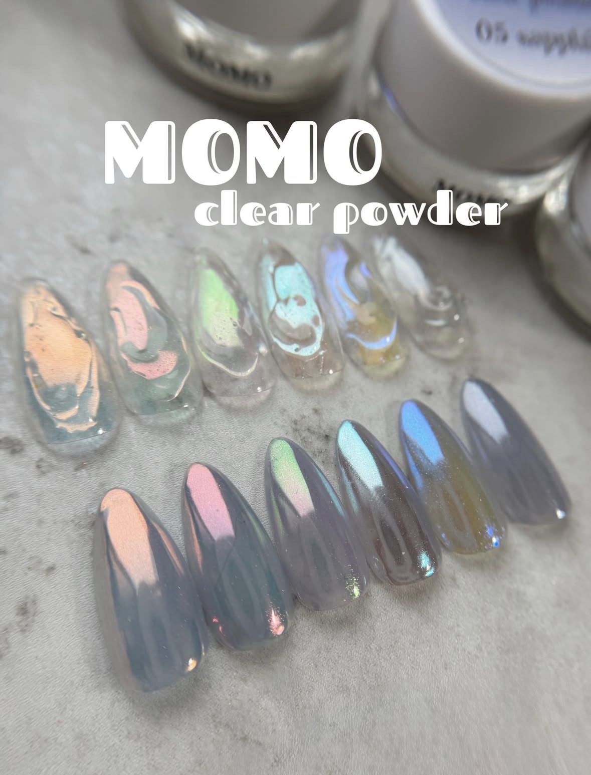 MOMO clear powder/nail for all/ネイル用品を使ったクチコミ（1枚目）