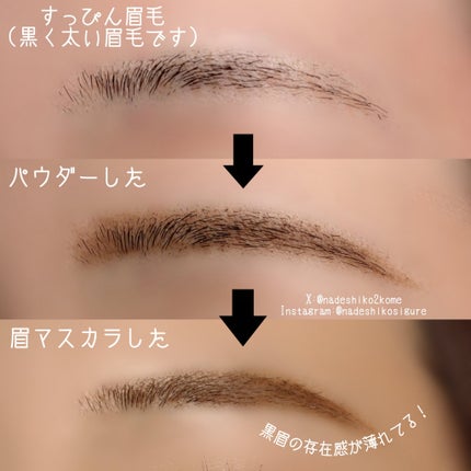 ハンオールブロウカラ/rom&nd/眉マスカラを使ったクチコミ(3枚目)