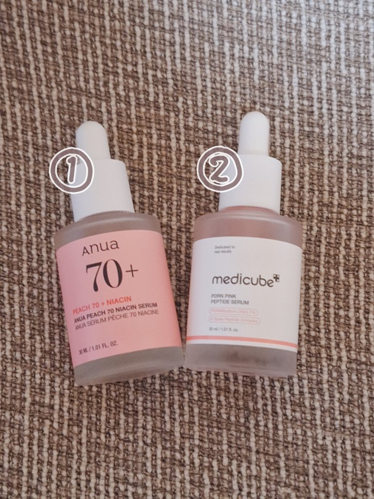 桃70%ナイアシンセラム/Anua/美容液を使ったクチコミ（2枚目）