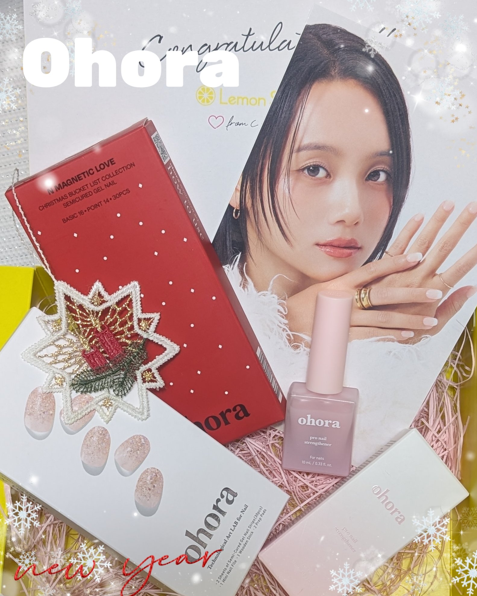 セミキュアジェルネイル（ハンド）/ohora/ネイルシールを使ったクチコミ（3枚目）