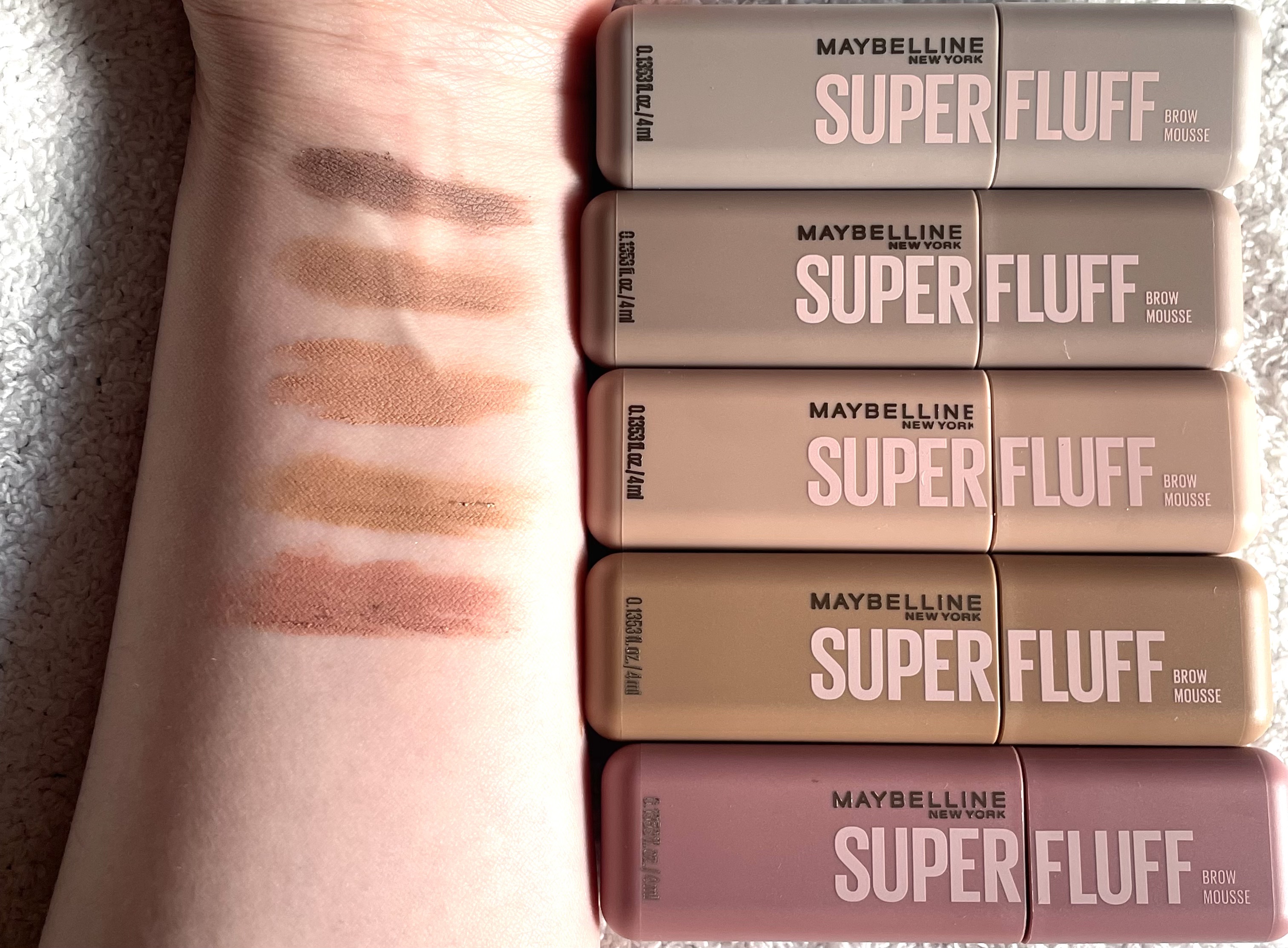 ＳＰ フラッフ ブロウ ムース/MAYBELLINE NEW YORK/眉マスカラを使ったクチコミ（2枚目）