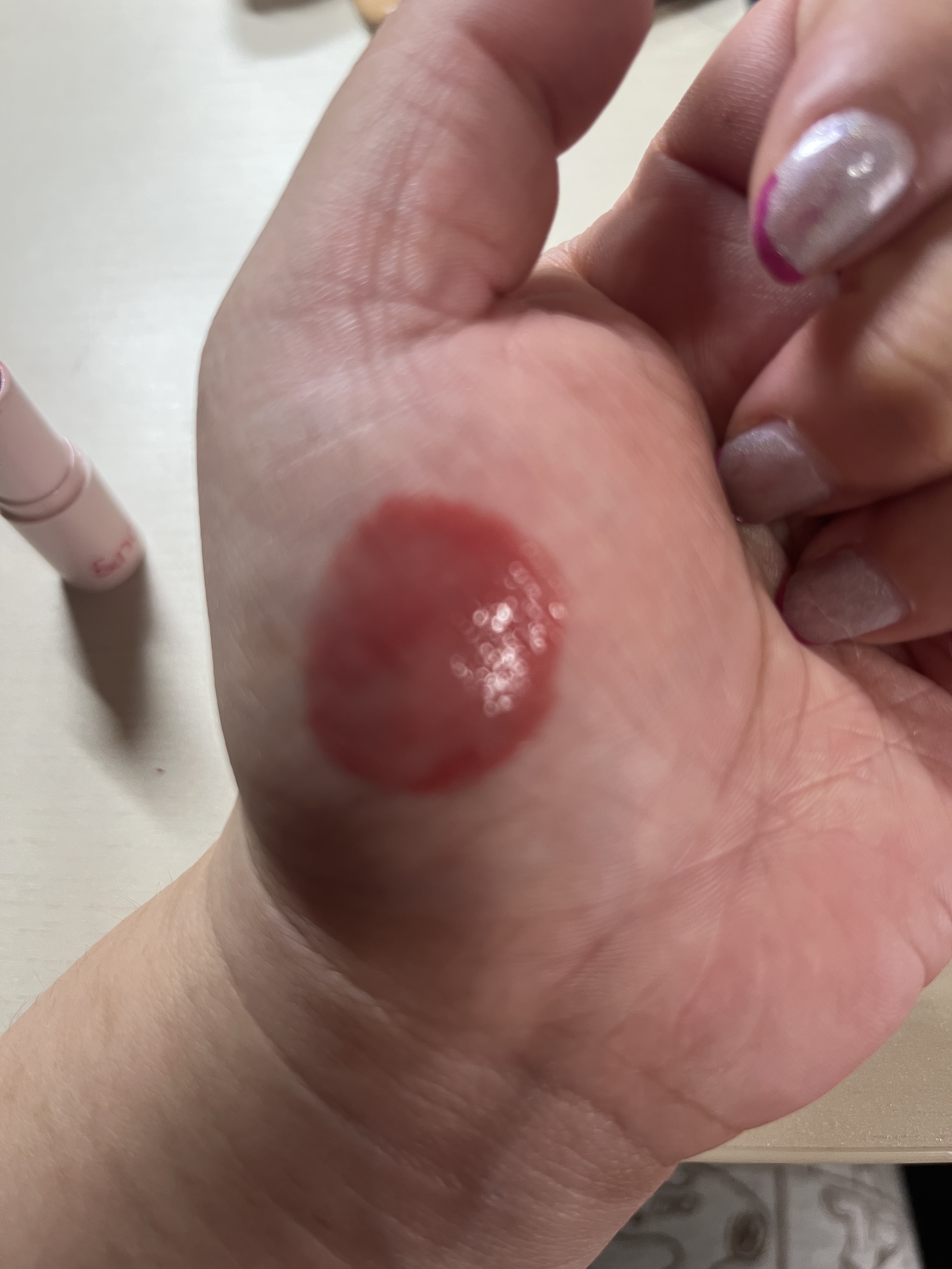 アンドバイロムアンド グラッシーバーム/&nd by rom&nd/口紅を使ったクチコミ（3枚目）