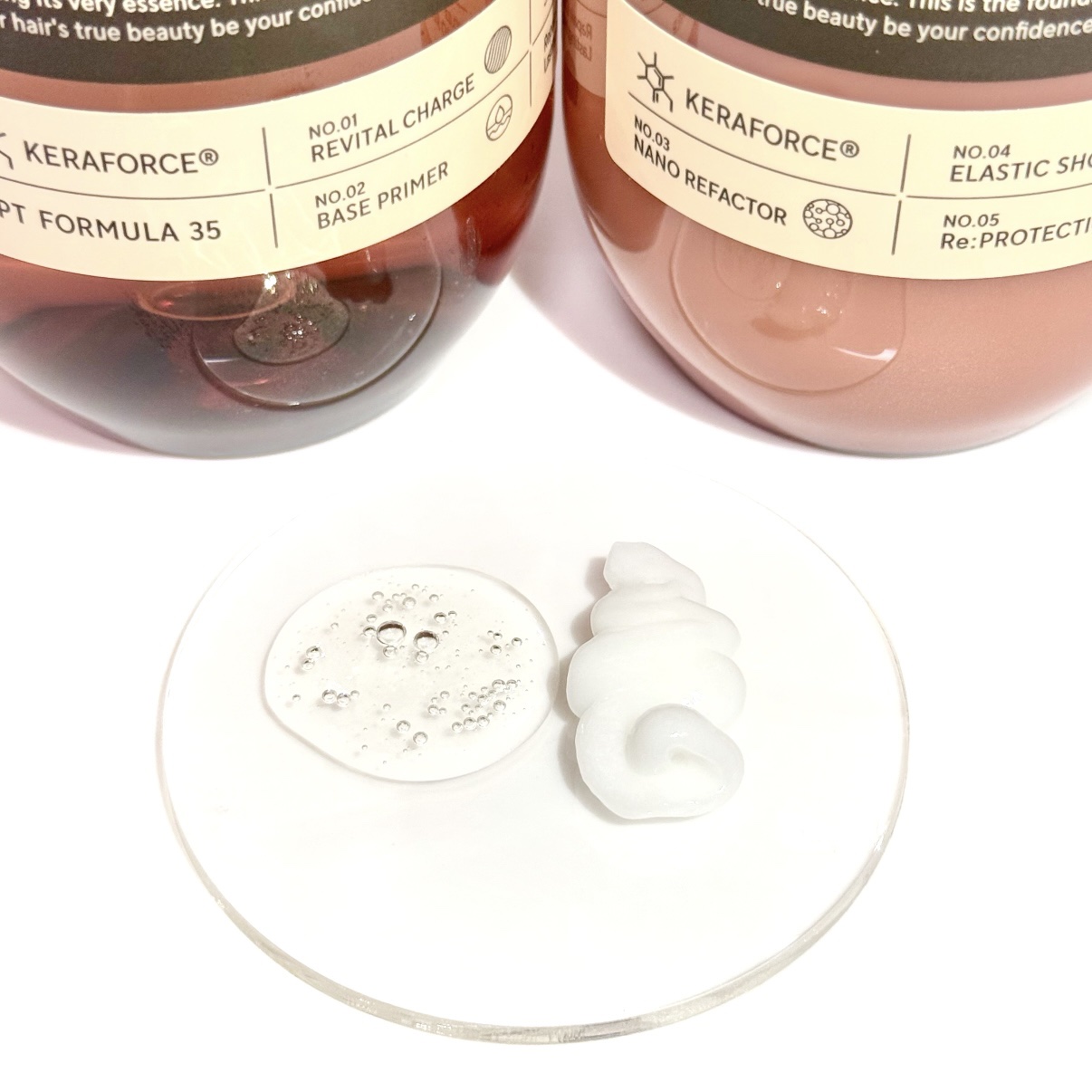 高配合リバイタルコンクPPT35 モイストシャンプー/高浸透ケラフォースRxセラム0.7 モイストトリートメント/REVIAS/市販シャンプーを使ったクチコミ（3枚目）