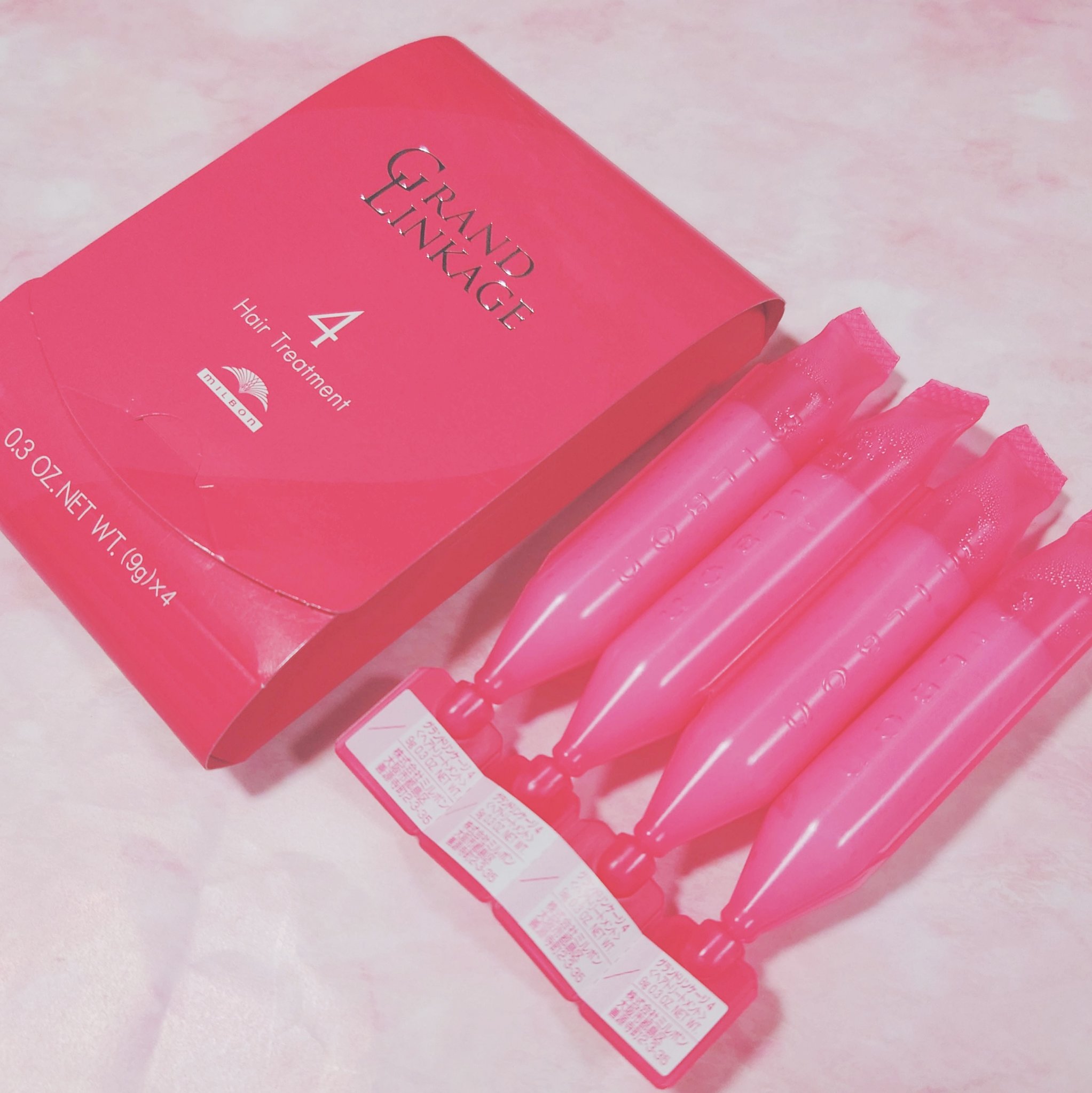 グランドリンゲージ4x/ミルボン/洗い流すヘアトリートメントを使ったクチコミ（2枚目）