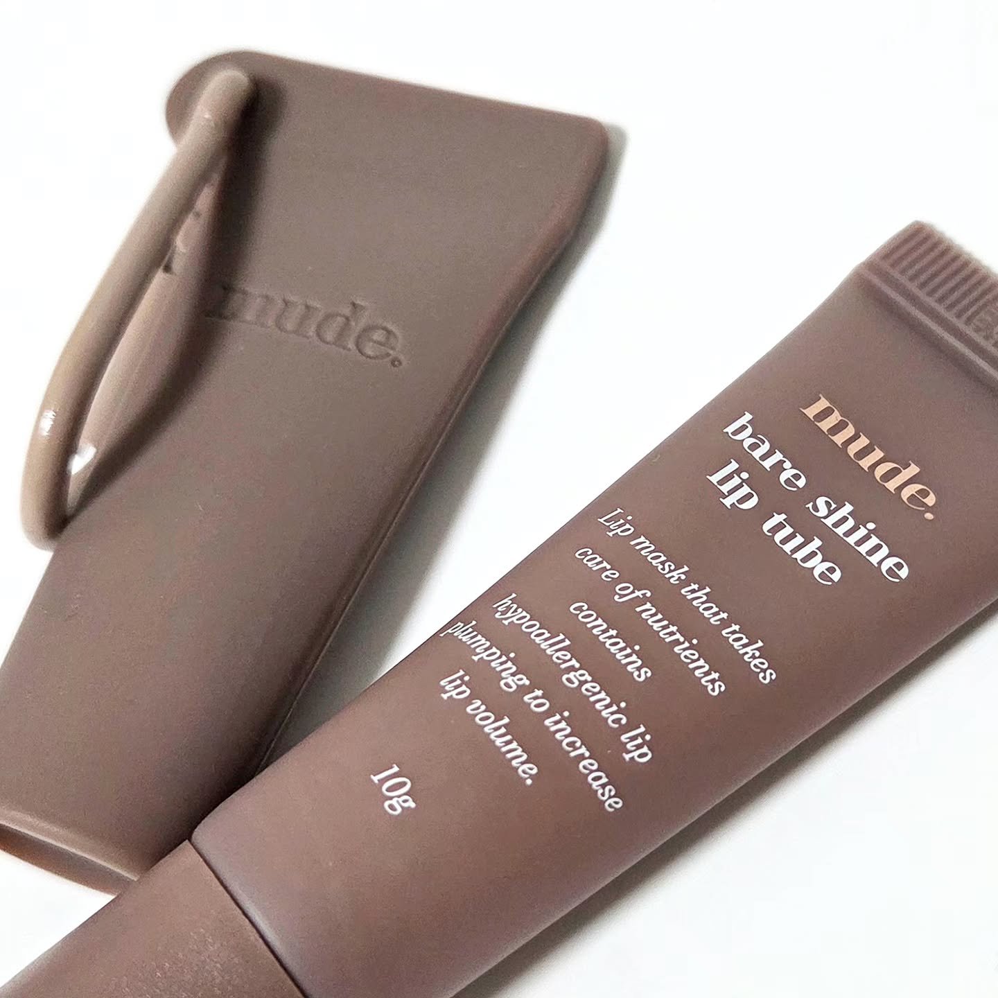 ベアシャインリップチューブ/mude./リップマスクを使ったクチコミ（1枚目）