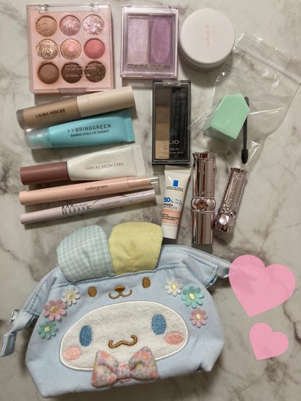 Saya on LIPS 「明日、実家へ帰るので持って行くコスメを選びました👝ˊ˗こういう..」(3枚目)
