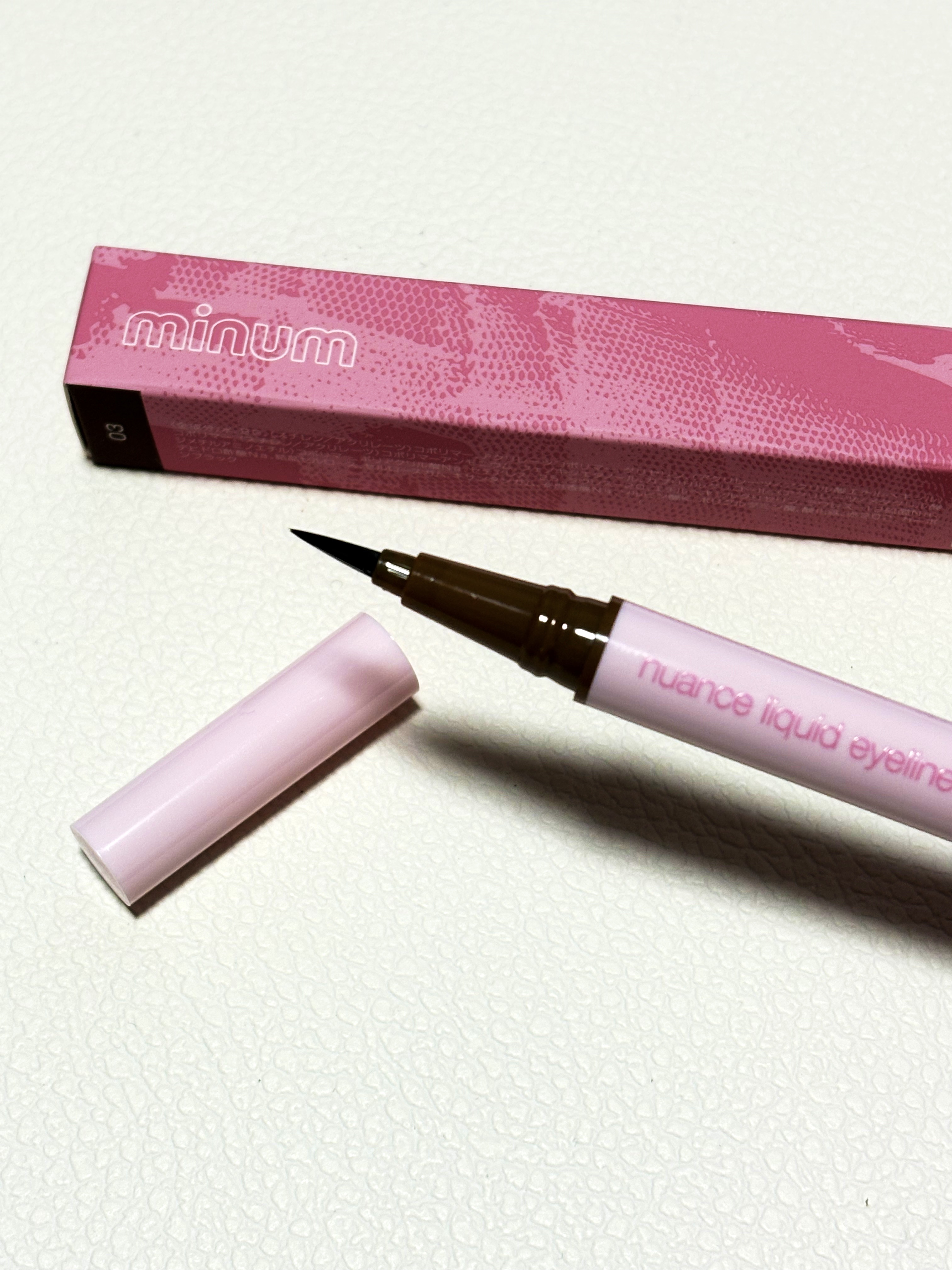 ニュアンスリキッドアイライナー/minum/リキッドアイライナーを使ったクチコミ（2枚目）