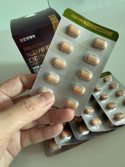 デイリーコア 緑茶 カテキンダイエット/ChunhoNcare/ボディサプリメントを使ったクチコミ(2枚目)