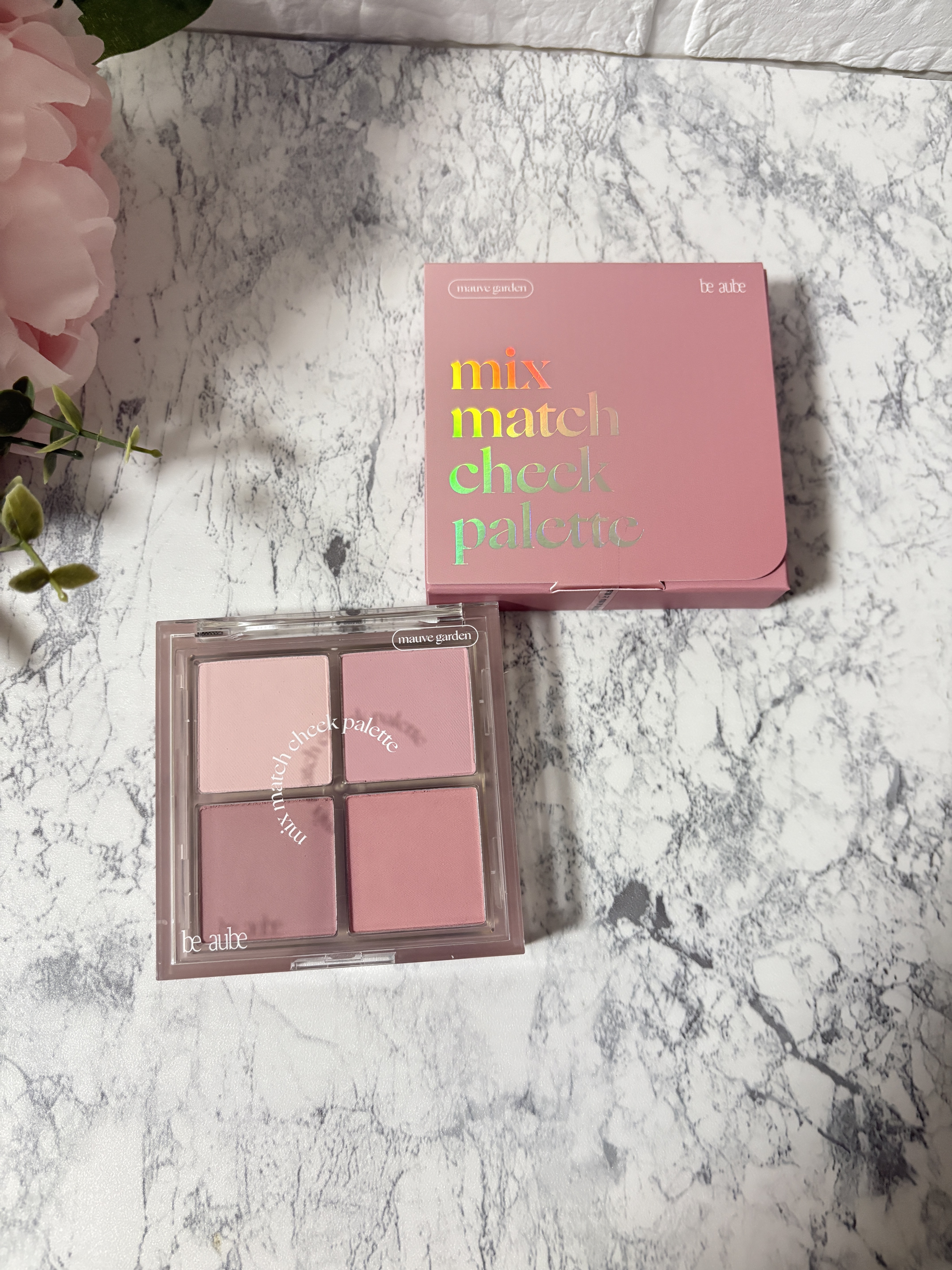 ミックスマッチチークパレット/be aube/パウダーチークを使ったクチコミ（1枚目）