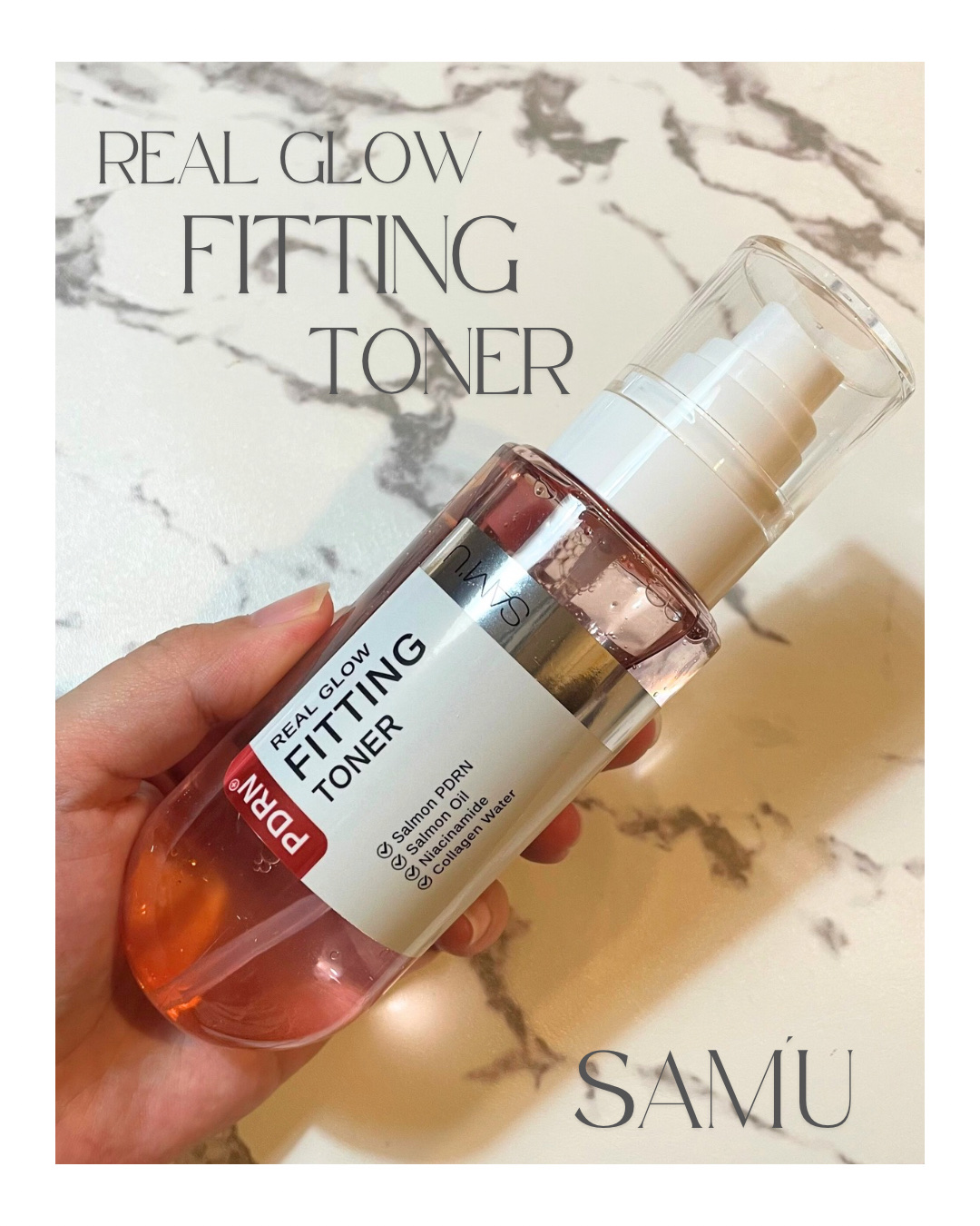 PDRNリアルグロウフィッティングトナー/SAM'U/ミスト状化粧水を使ったクチコミ（1枚目）