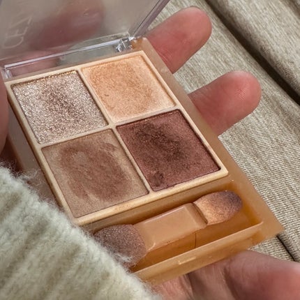 ベージュトーンアイシャドウ/CEZANNE/アイシャドウパレットを使ったクチコミ(2枚目)