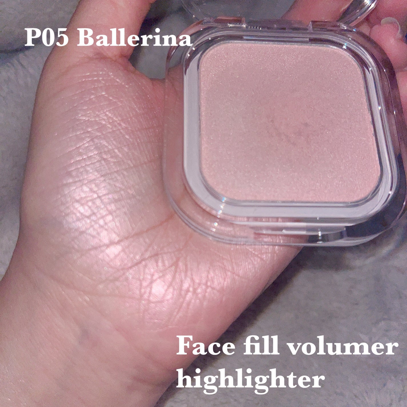 フェイスボリューマーハイライター/mude./パウダーハイライトを使ったクチコミ(4枚目)