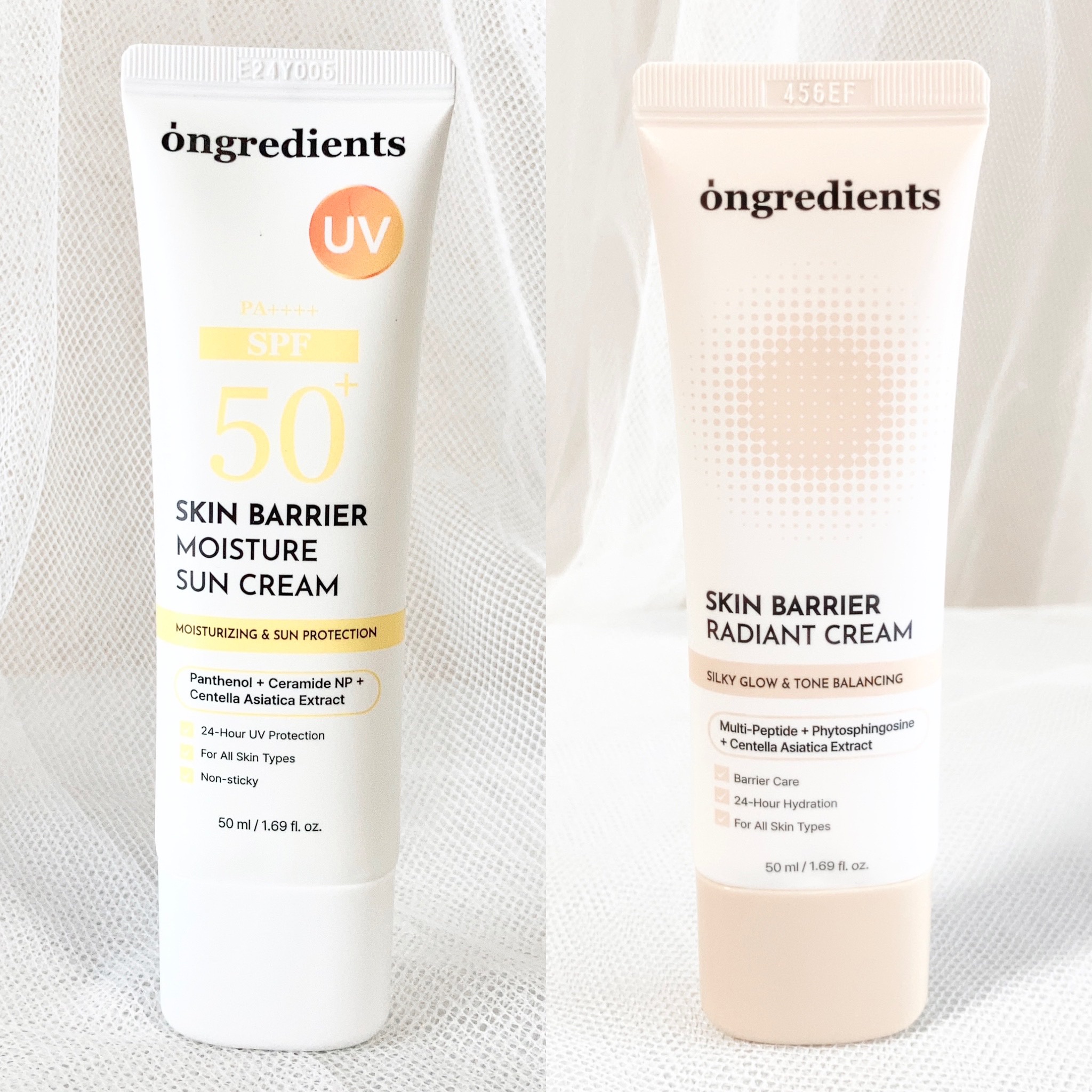 スキンバリアモイスチャーサンクリーム/Ongredients/日焼け止めクリームを使ったクチコミ（1枚目）