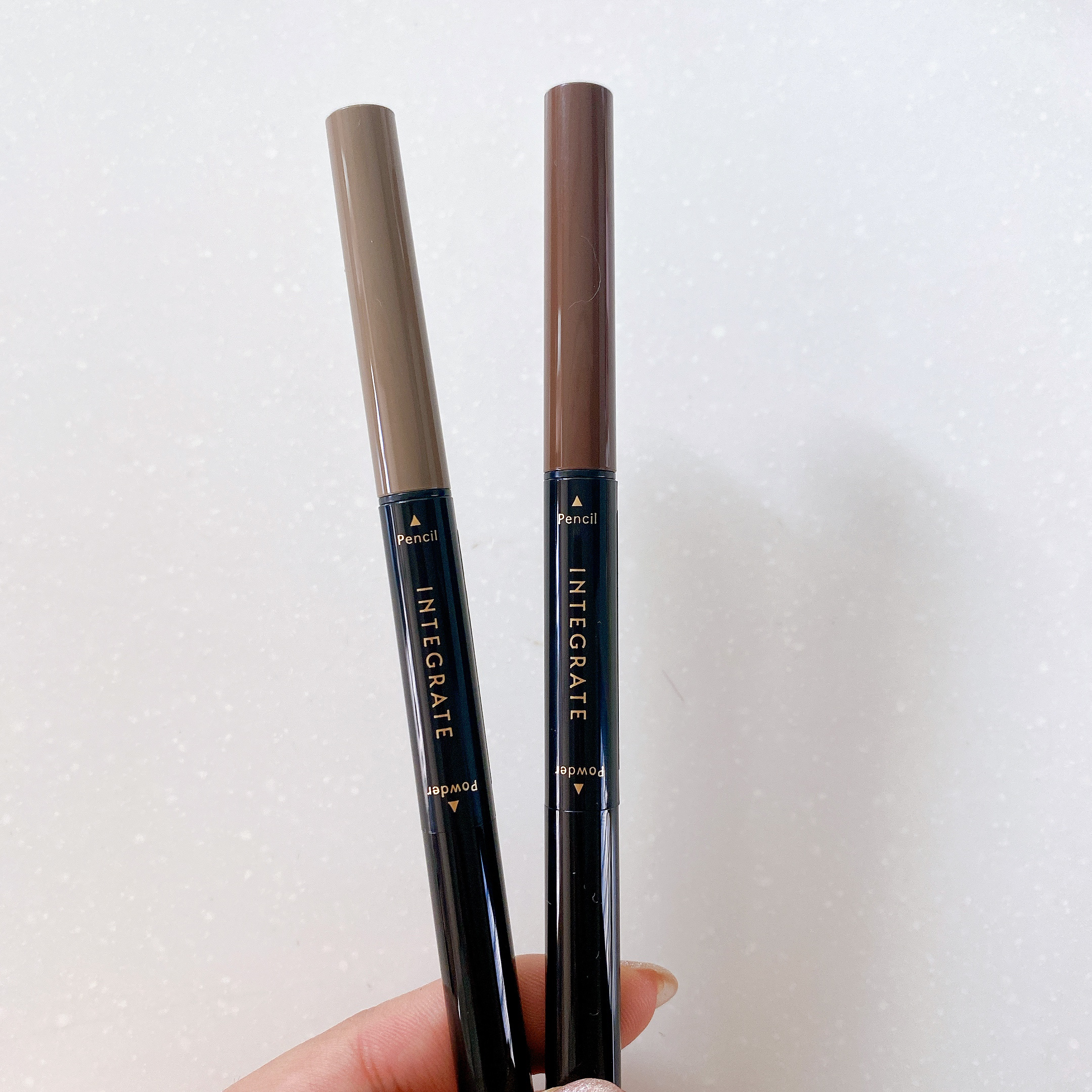 ナチュラルステイアイブロウ/インテグレート/アイブロウペンシルを使ったクチコミ（2枚目）