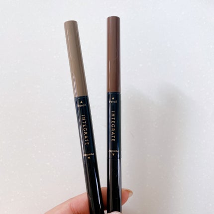 ナチュラルステイアイブロウ/インテグレート/アイブロウペンシルを使ったクチコミ(2枚目)