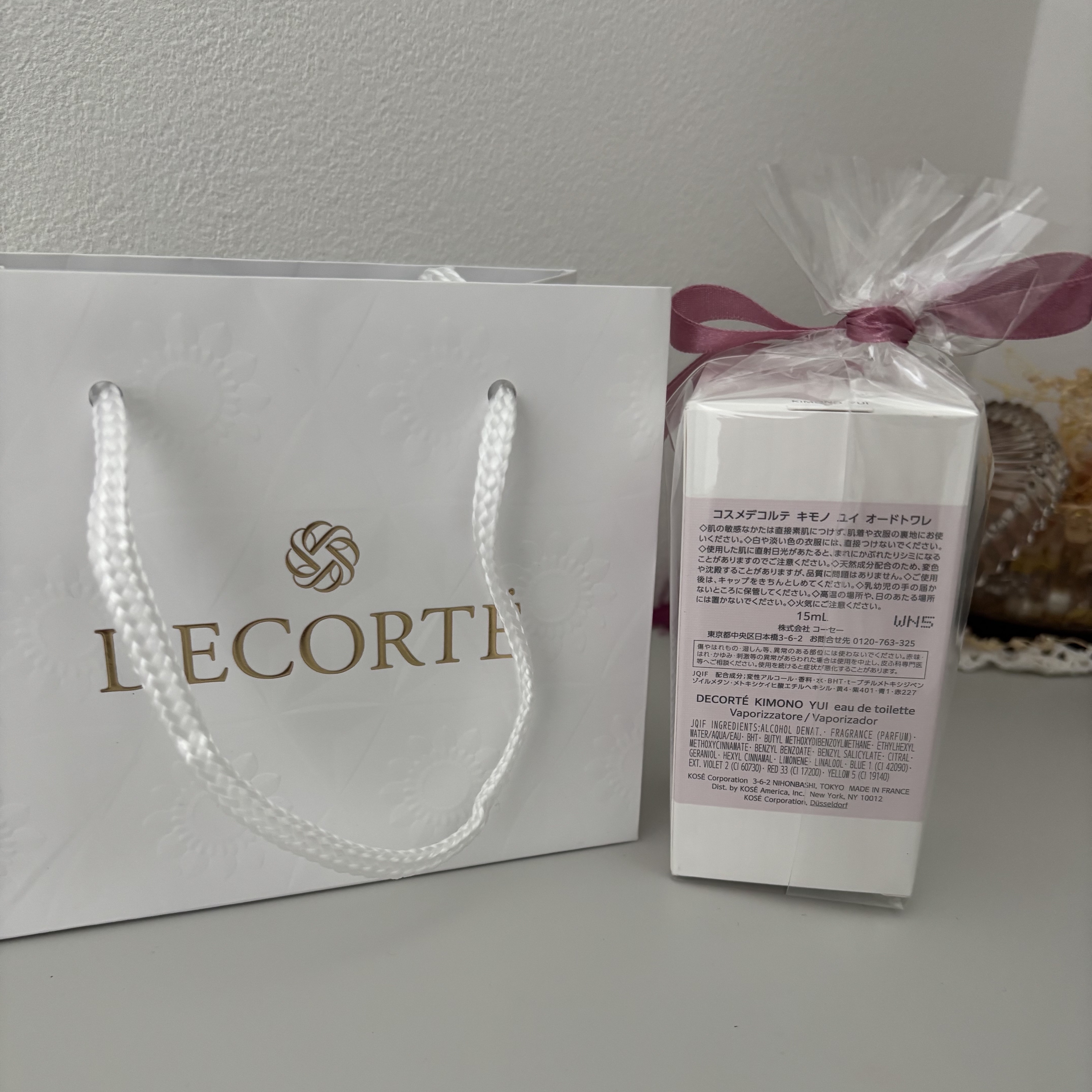 キモノ　ユイ　オードトワレ/DECORTÉ/香水(レディース)を使ったクチコミ（2枚目）