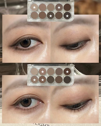 ライトオンアイズシャドウパレット/ルミル/アイシャドウパレットを使ったクチコミ(4枚目)